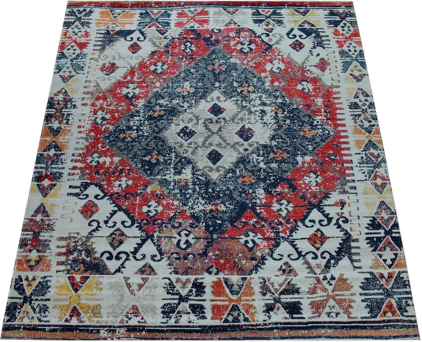 Image of Paco Home Teppich »Artigo 403«, rechteckig, 4 mm Höhe, Kurzflor, Orient-Optik, Vintage Design, In- und Outdoor geeignet, ideal im Wohnzimmer & Schlafzimmer bei Ackermann Versand Schweiz