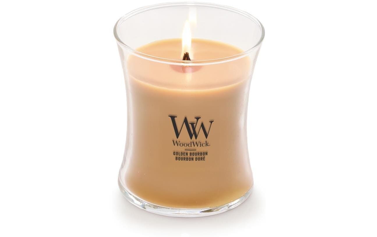 Woodwick Duftkerze »Golden Bourbon Medium Jar«