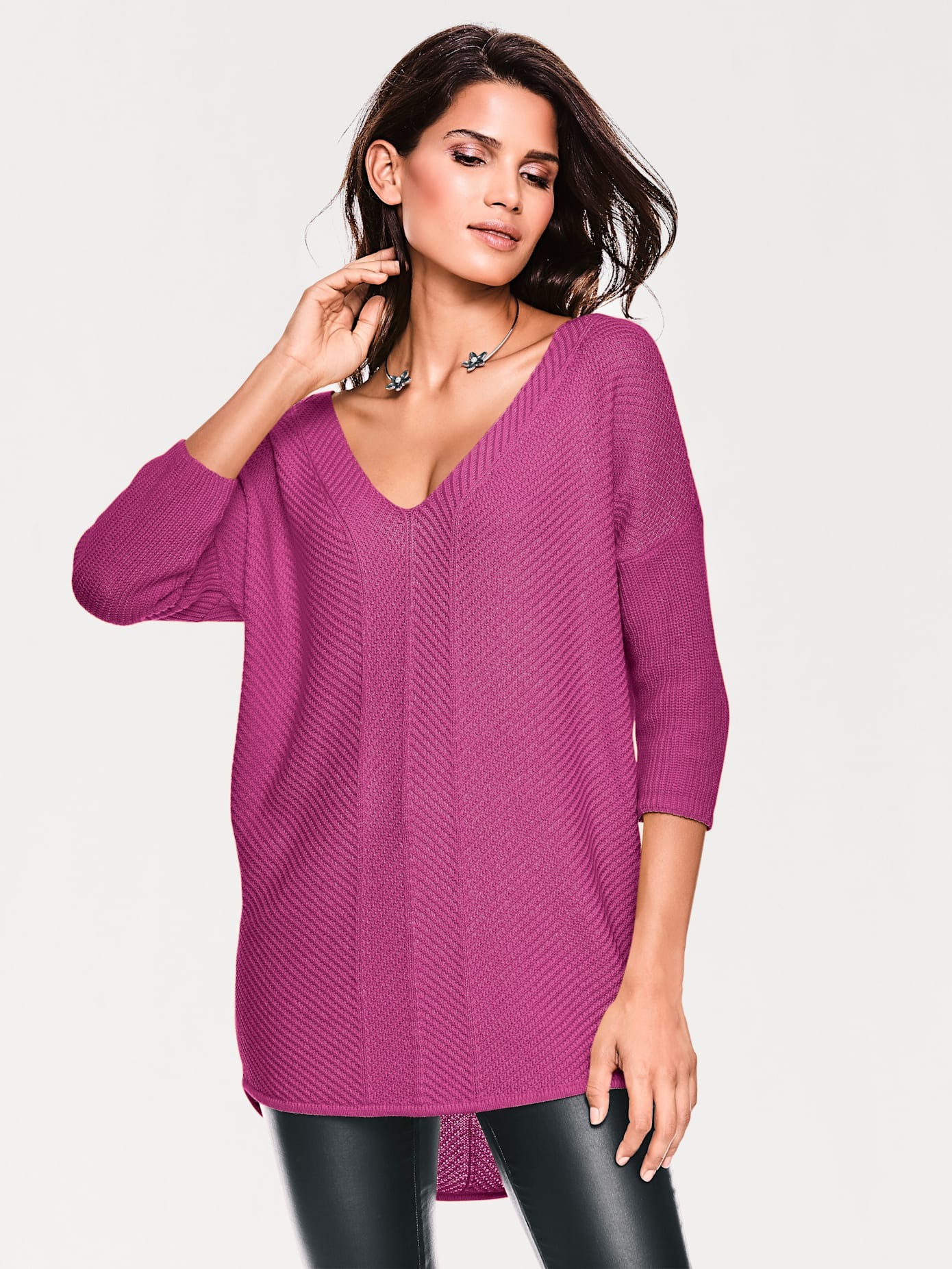 heine Strickpullover »V-Pullover«