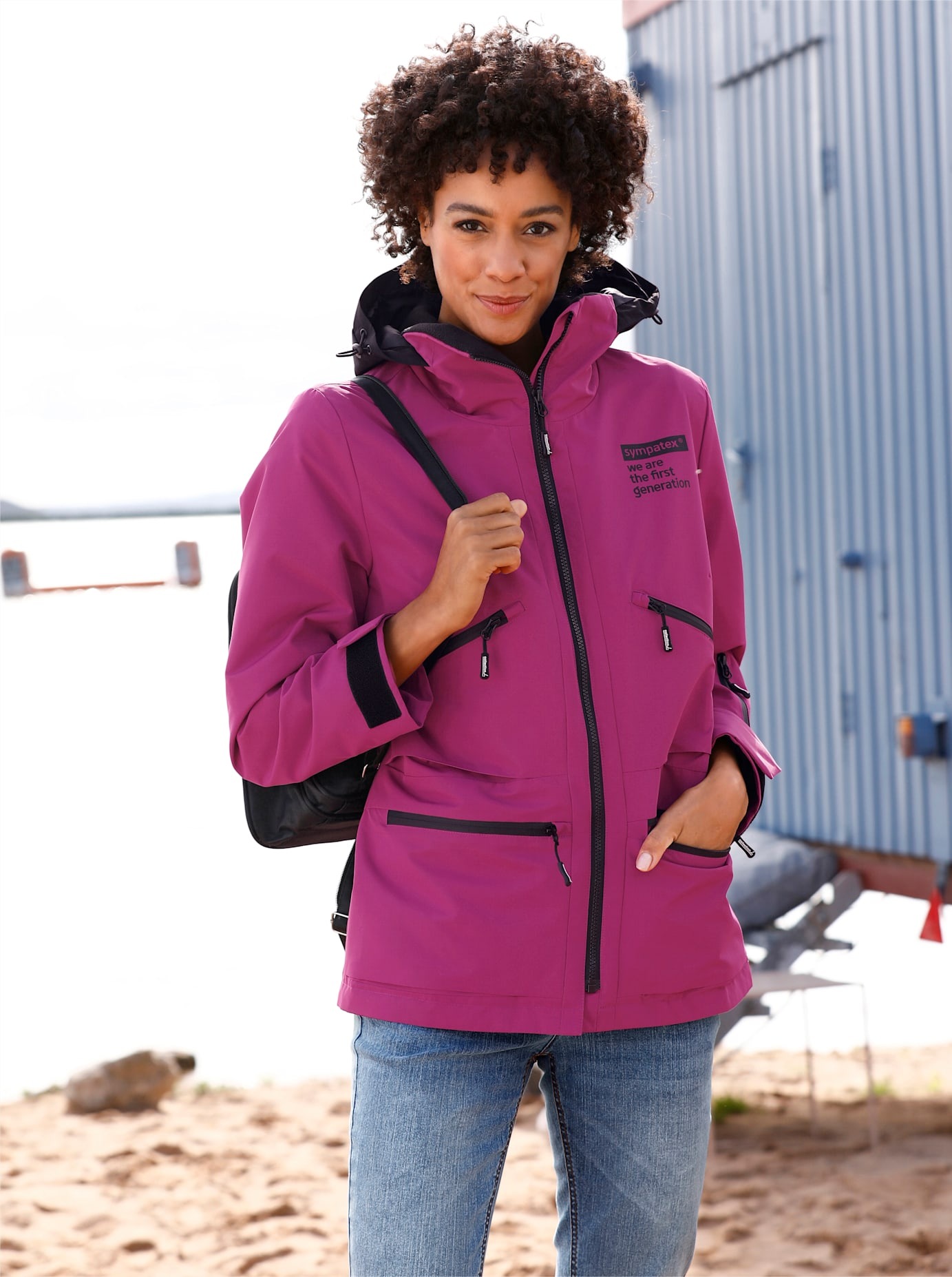Casual Looks Funktionsjacke, mit Kapuze