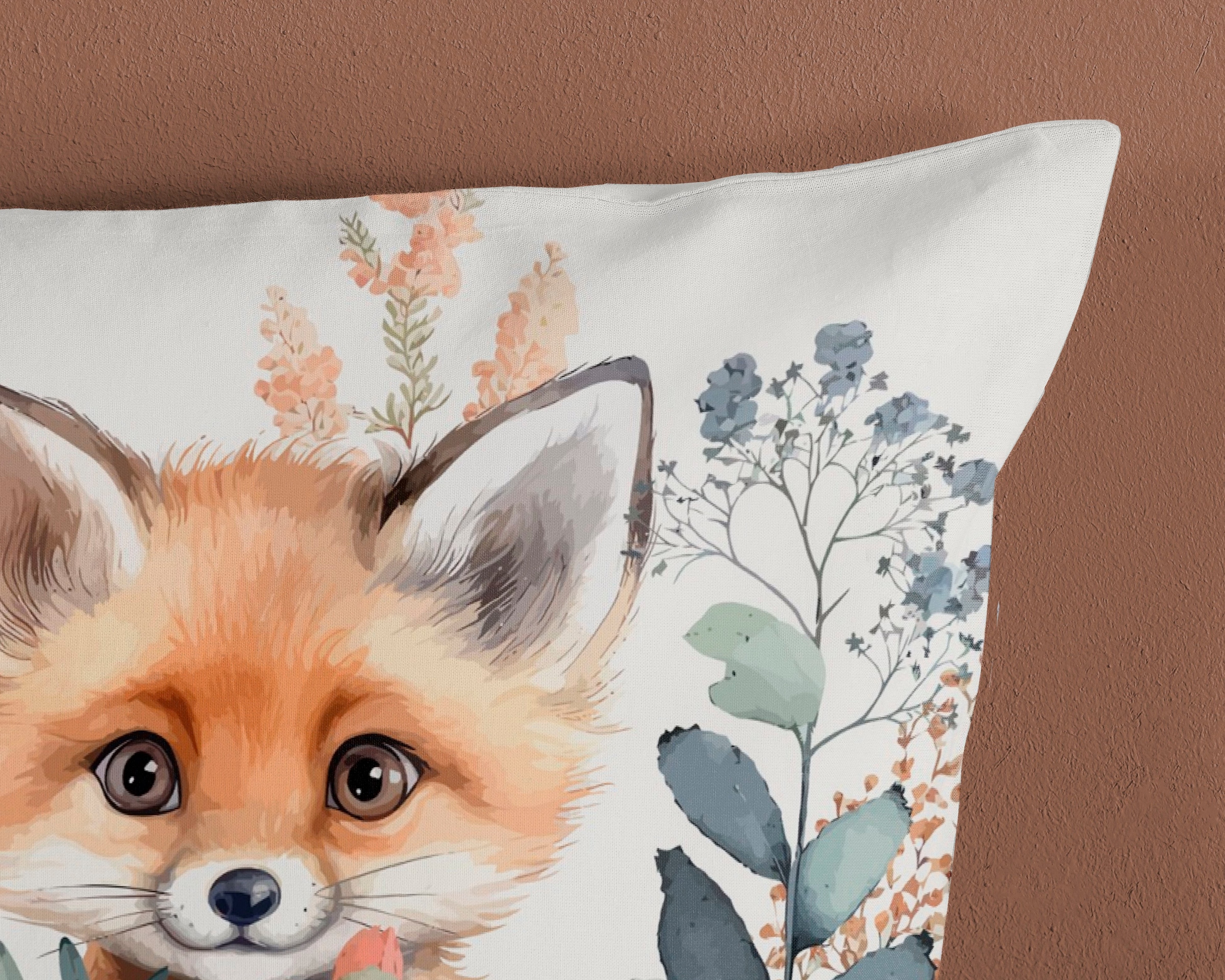 good morning Kinderbettwäsche »Foxx«, Baumwolle, 135x200, Reissverschluss, Wendeoptik, Kind, Herbst, Fuchs