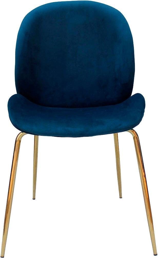 Kayoom Stuhl »Charlize 110 2er-Set, TOPSELLER! Esszimmerstühle,moderne Optik«, (Set), 2 St., Samtstoff, samtweicher Bezug, bequem, zeitlos, moderne Optik