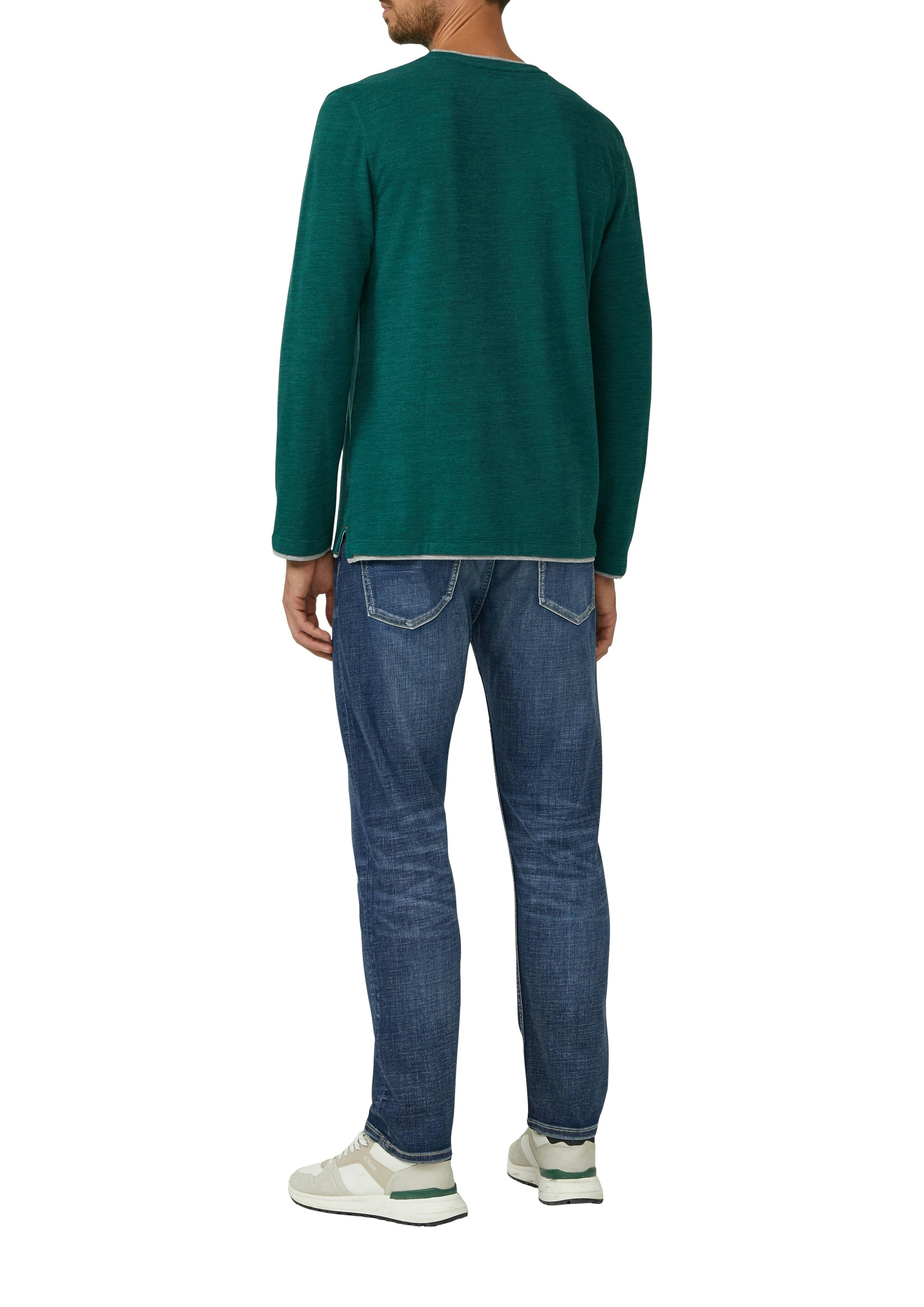 s.Oliver Henleyshirt mit Kontrast-Details