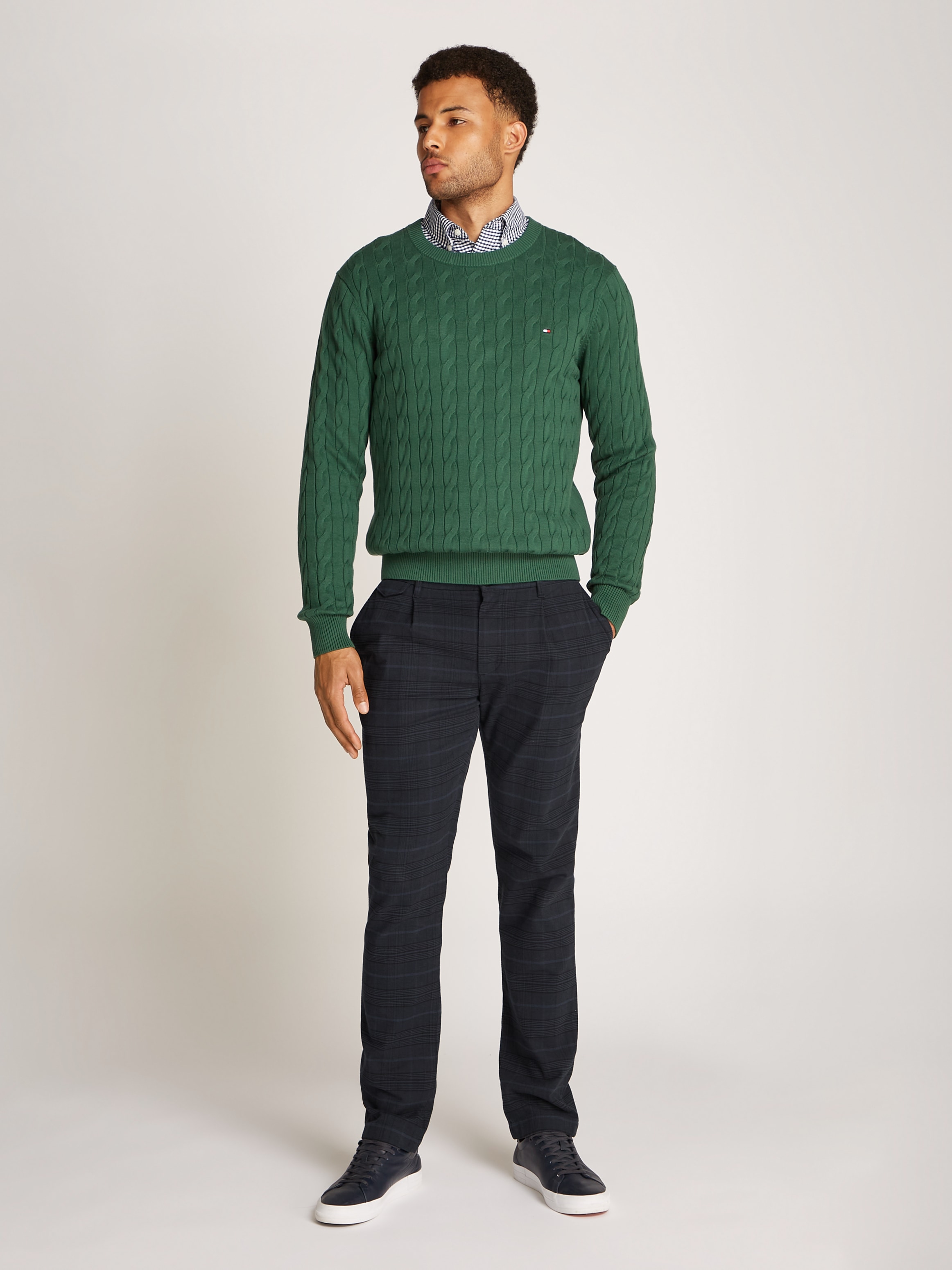 Tommy Hilfiger Chinohose »DENTON 1 PLT POW CHECK«, mit Karomuster