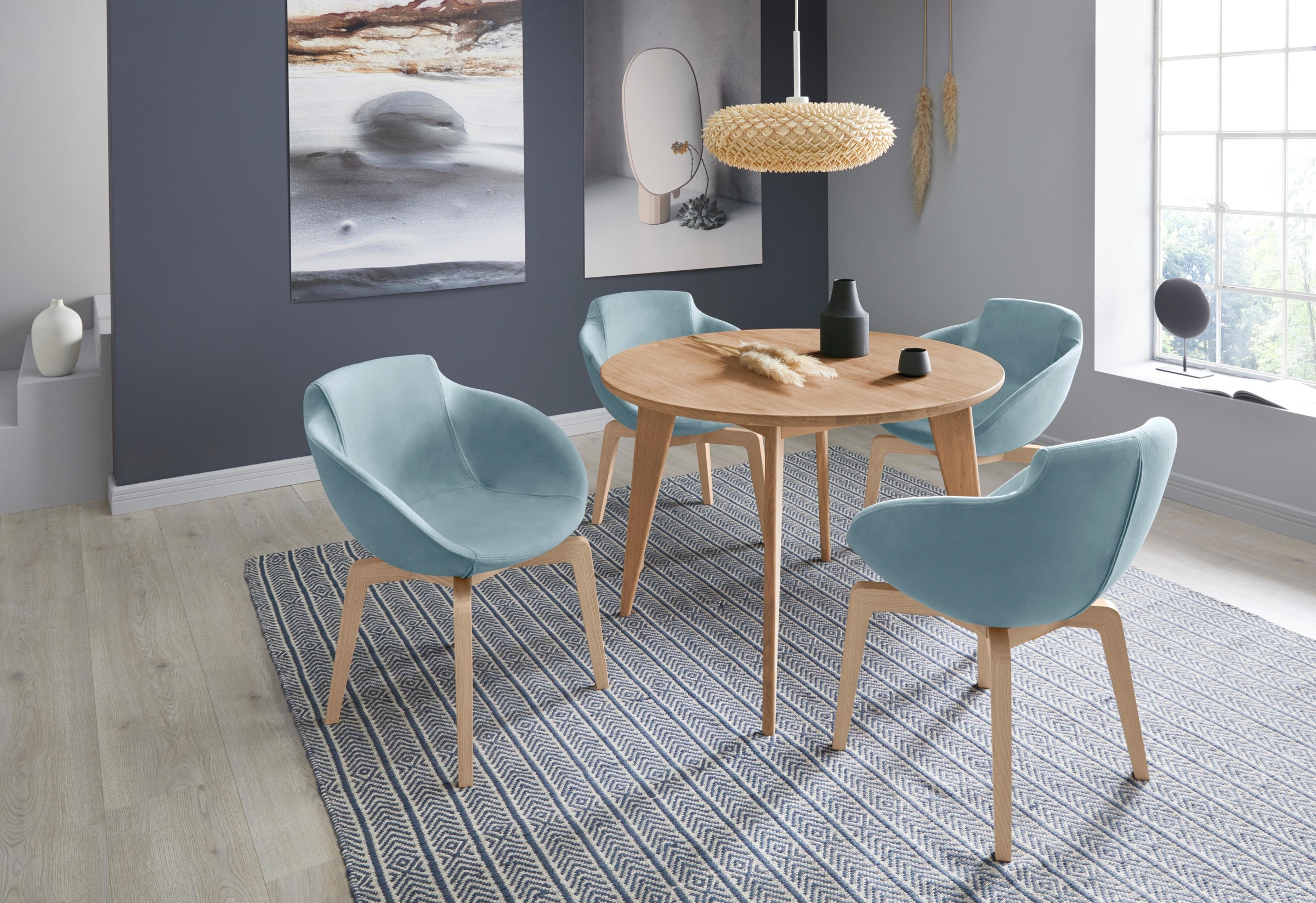 Image of andas Esstisch »Ixora«, Massivholz Eiche geölt bei Ackermann Versand Schweiz