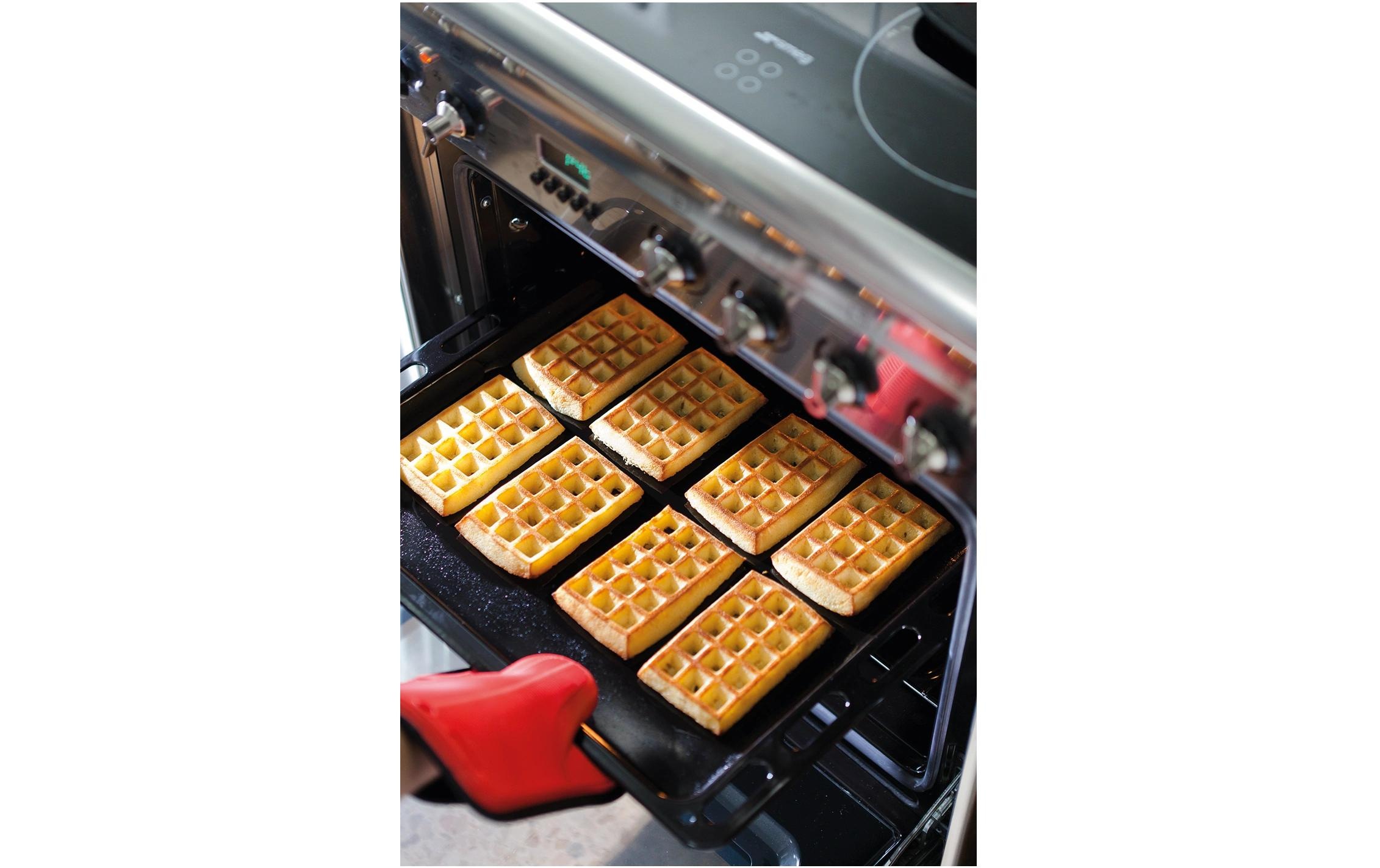 Backform »Lékué Waffel, Silikon, 4 Mulden«