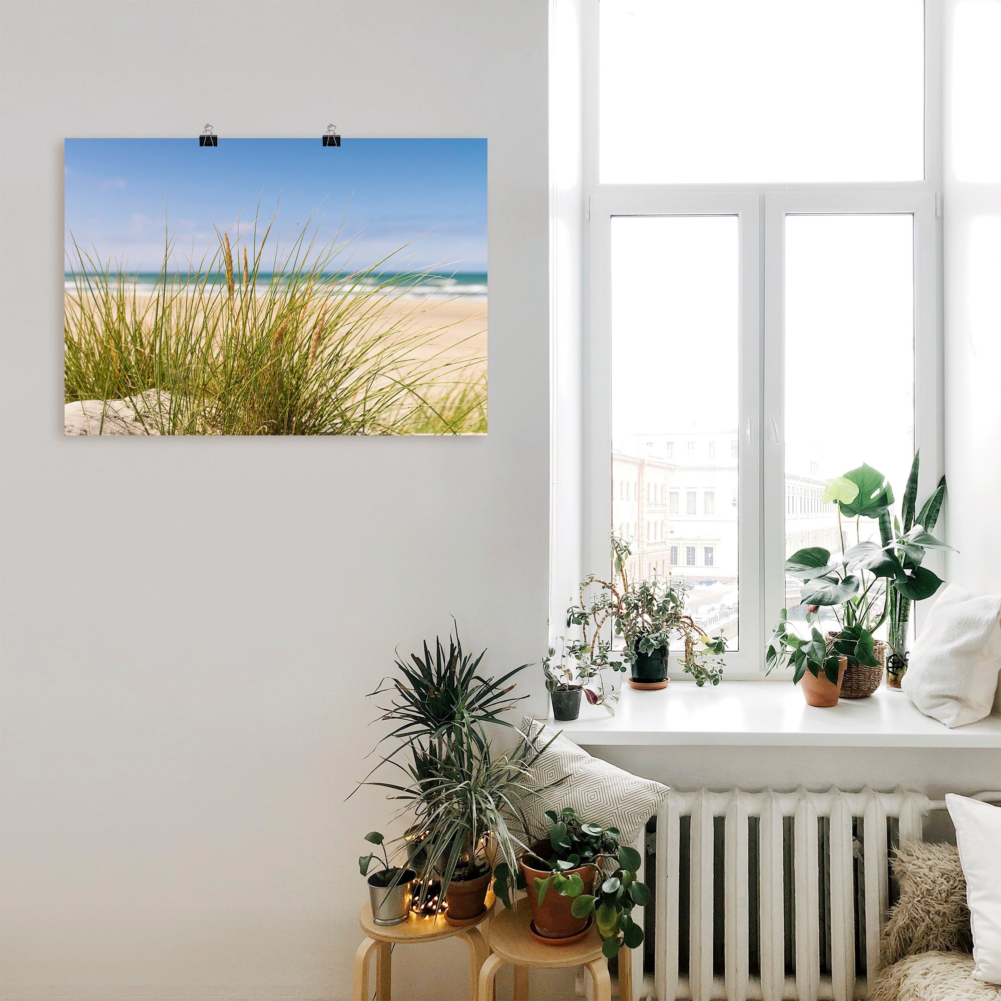 Artland Fresque murale »Dünengras« 1 cuis tlg. als Leinwandbild, Poster in verschied. Grössen