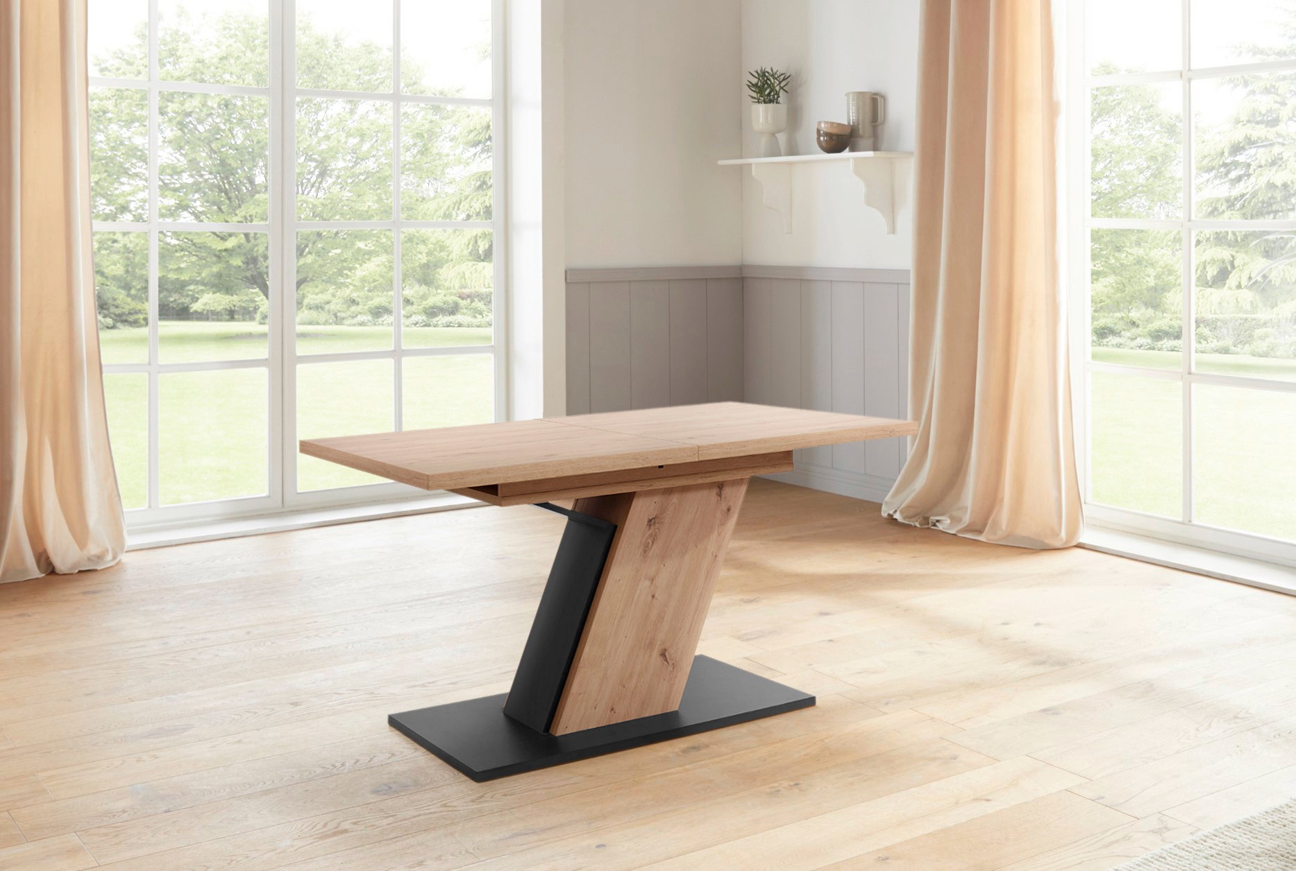 Image of HELA Esstisch »Jeanette«, Breite 140-180 cm bei Ackermann Versand Schweiz
