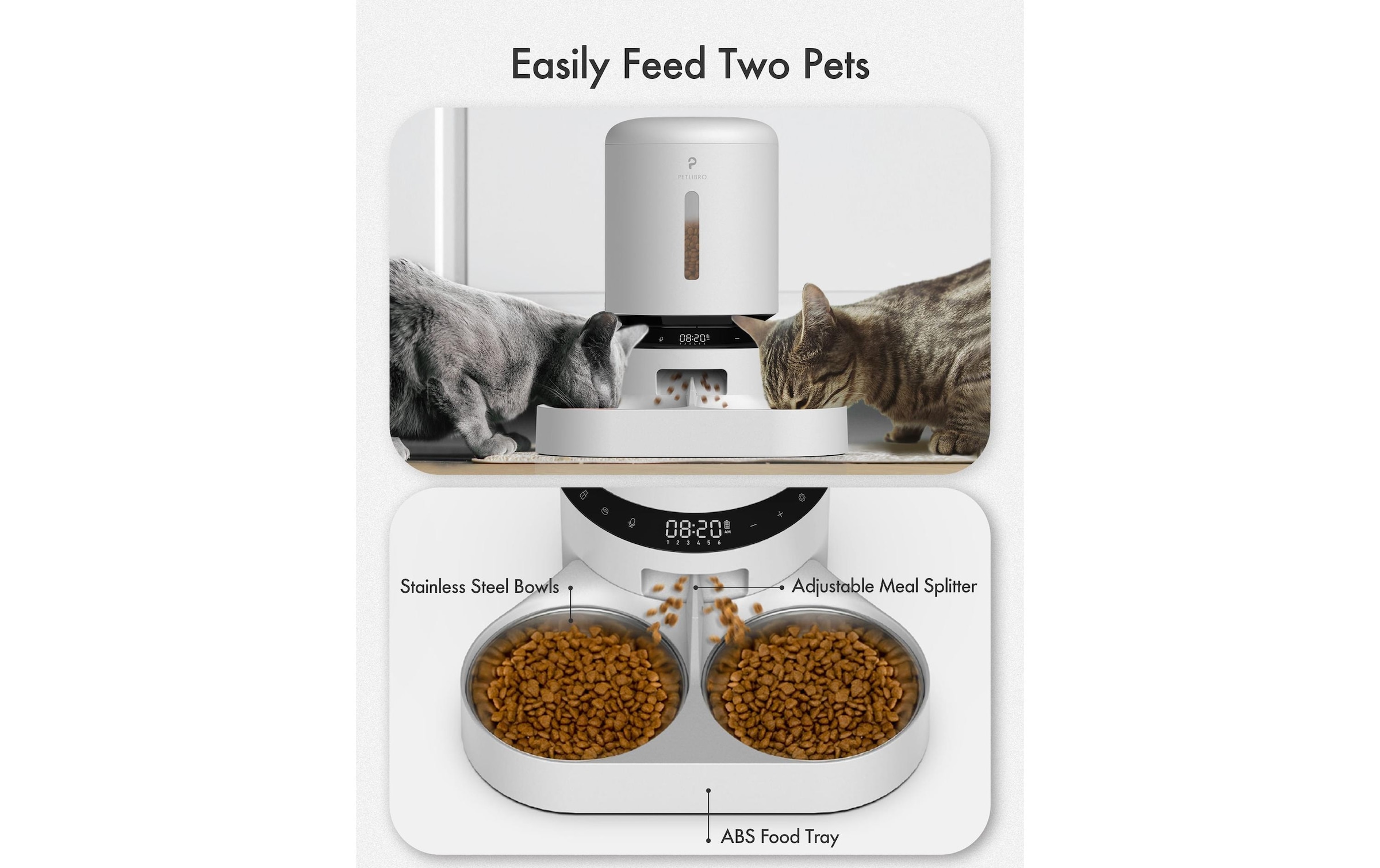 Futterautomat »Petlibro Granary Dual«