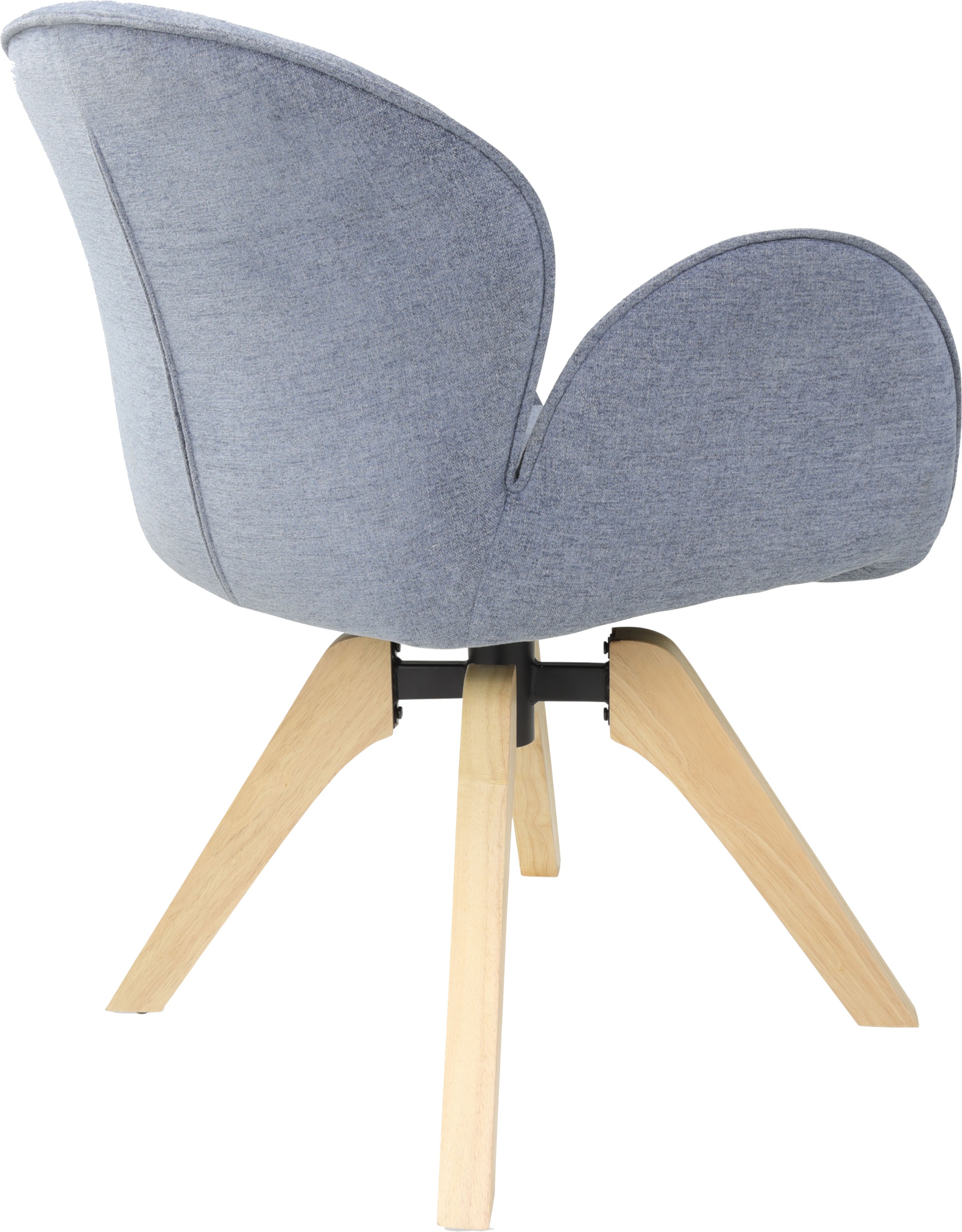 TOM TAILOR HOME Armlehnstuhl »WINGS ARMCHAIR« (Set) 2 Stk.mit Armlehnen, drehbar, Rückholfunktion, Massivholzgestell