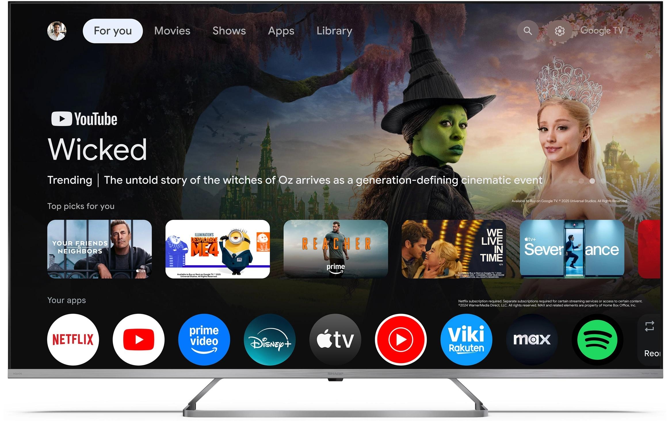 Sharp Mini-LED-Fernseher »50JP7465E« 126 cm/50 ″