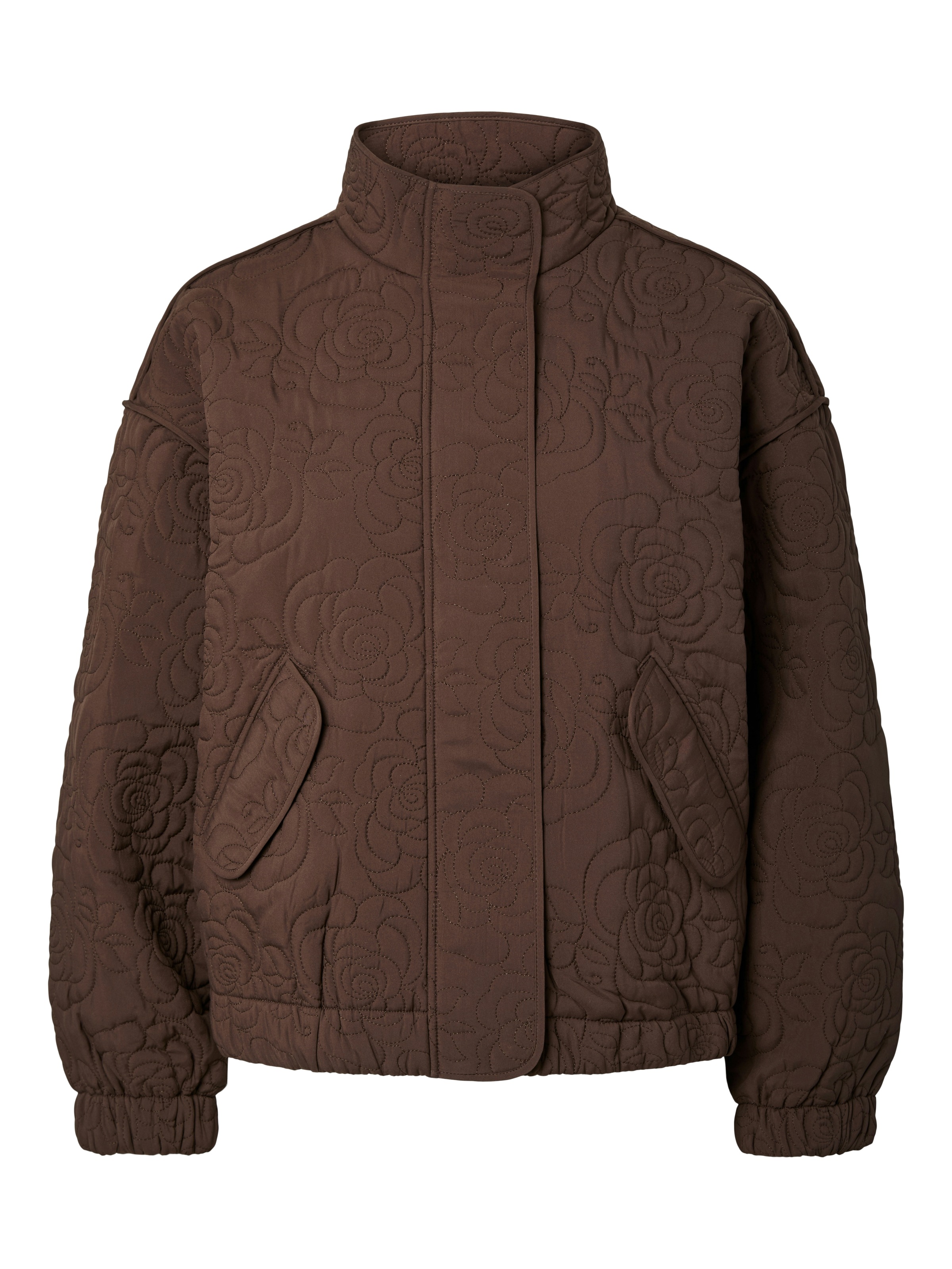 Y.A.S Blouson »YASFIPURA LS QUILTED JACKET S. NOOS« sans capuche fibre synthétique, poignets élastiques