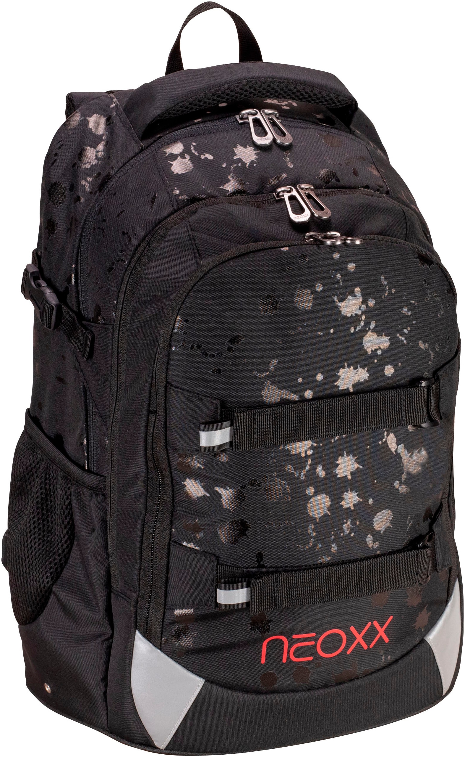 neoxx Schulrucksack »Active Pro, Splash Black«