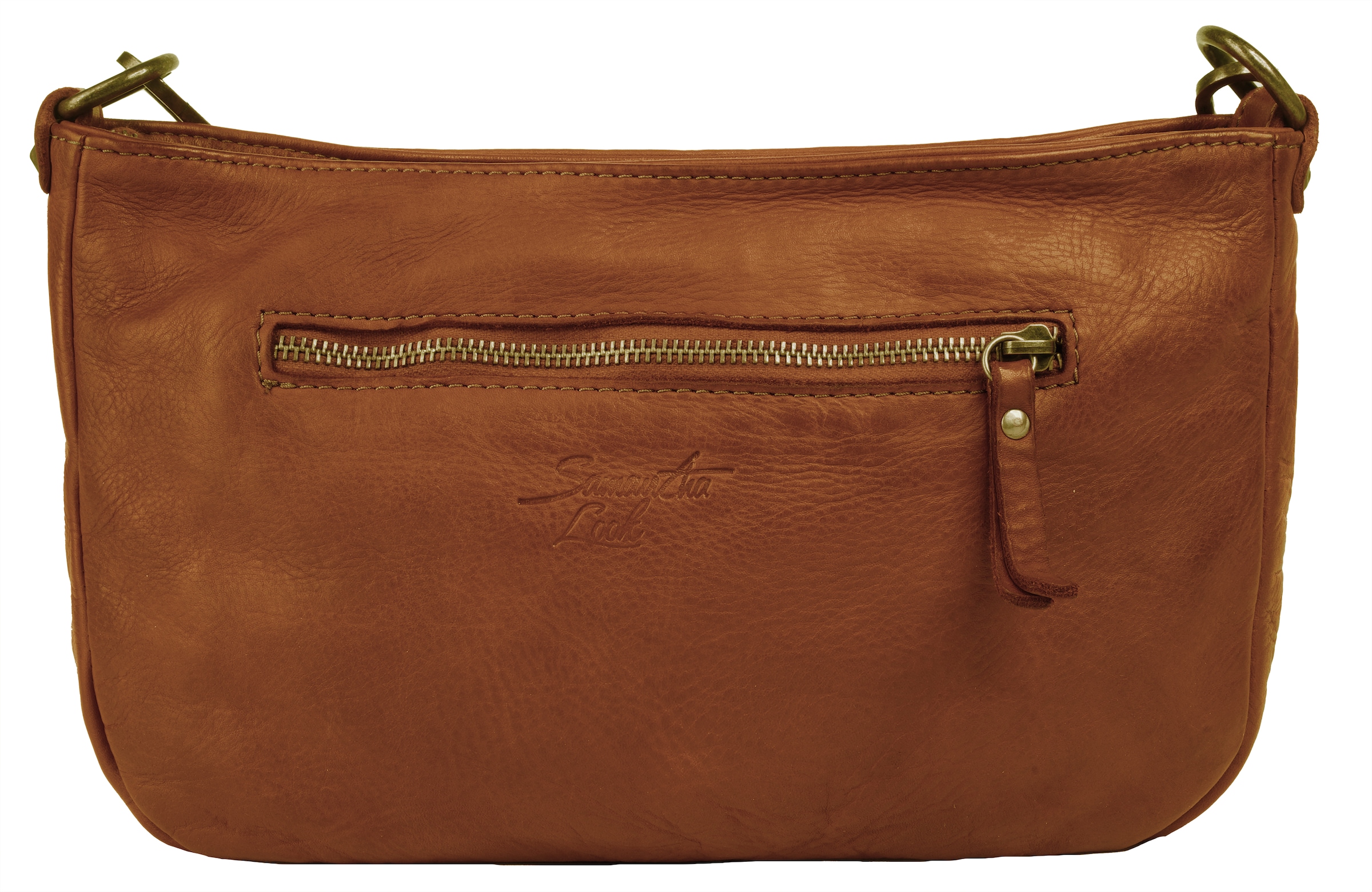 Samantha Look Sac à bandoulière echt Leder, Made in Italy