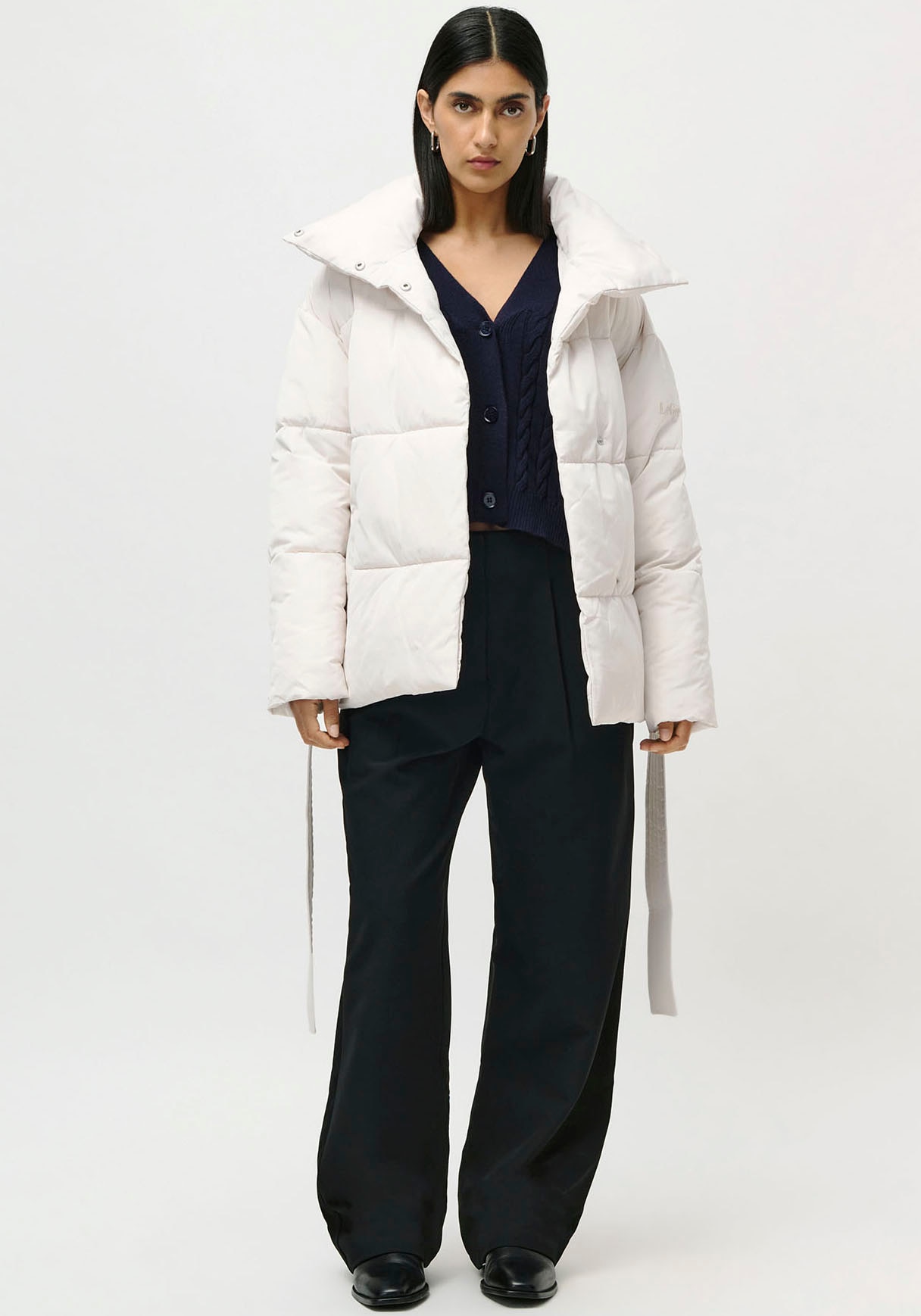 LeGer Steppjacke »Margitta, LeGer by Lena Gercke« ohne Kapuze Regular fit mit Rundhalsausschnitt