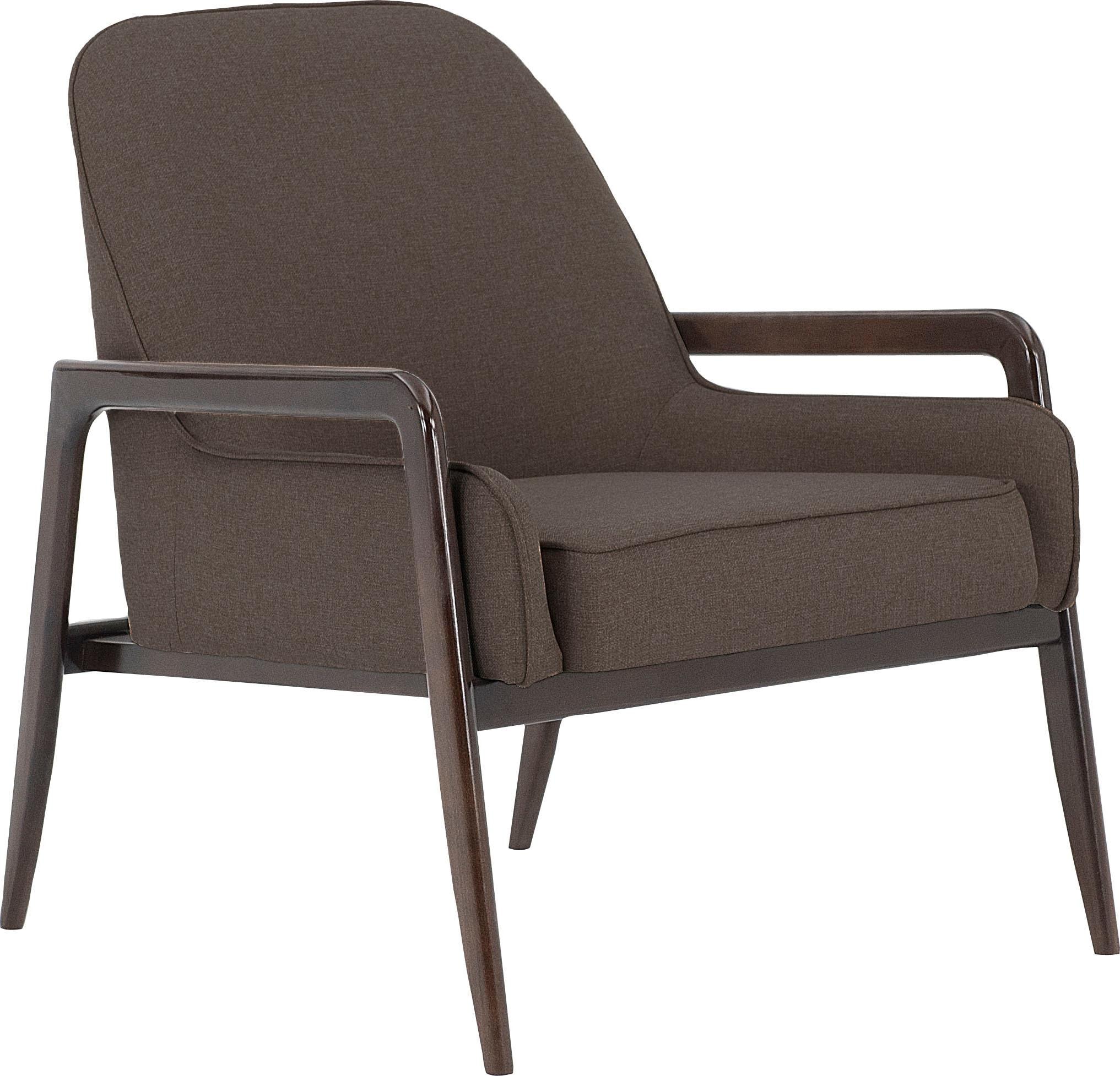 andas Sessel »Braga« wahlweise mit Gestell aus Eiche in dunkel oder Buchenholz in hell