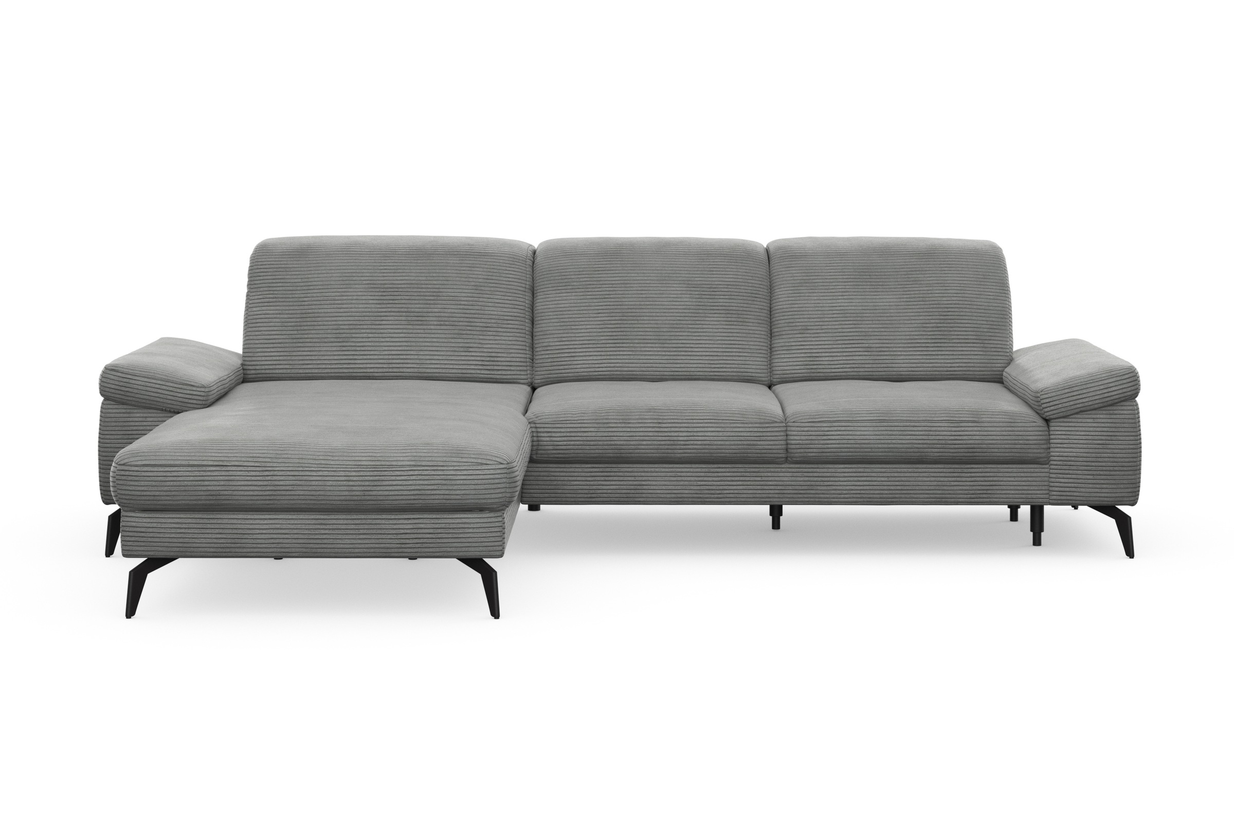 sit&more Ecksofa »Cabana L-Form«, Recamiere, wahlweise mit Sitztiefen-, Armlehnen- und Kopfteilfunktion