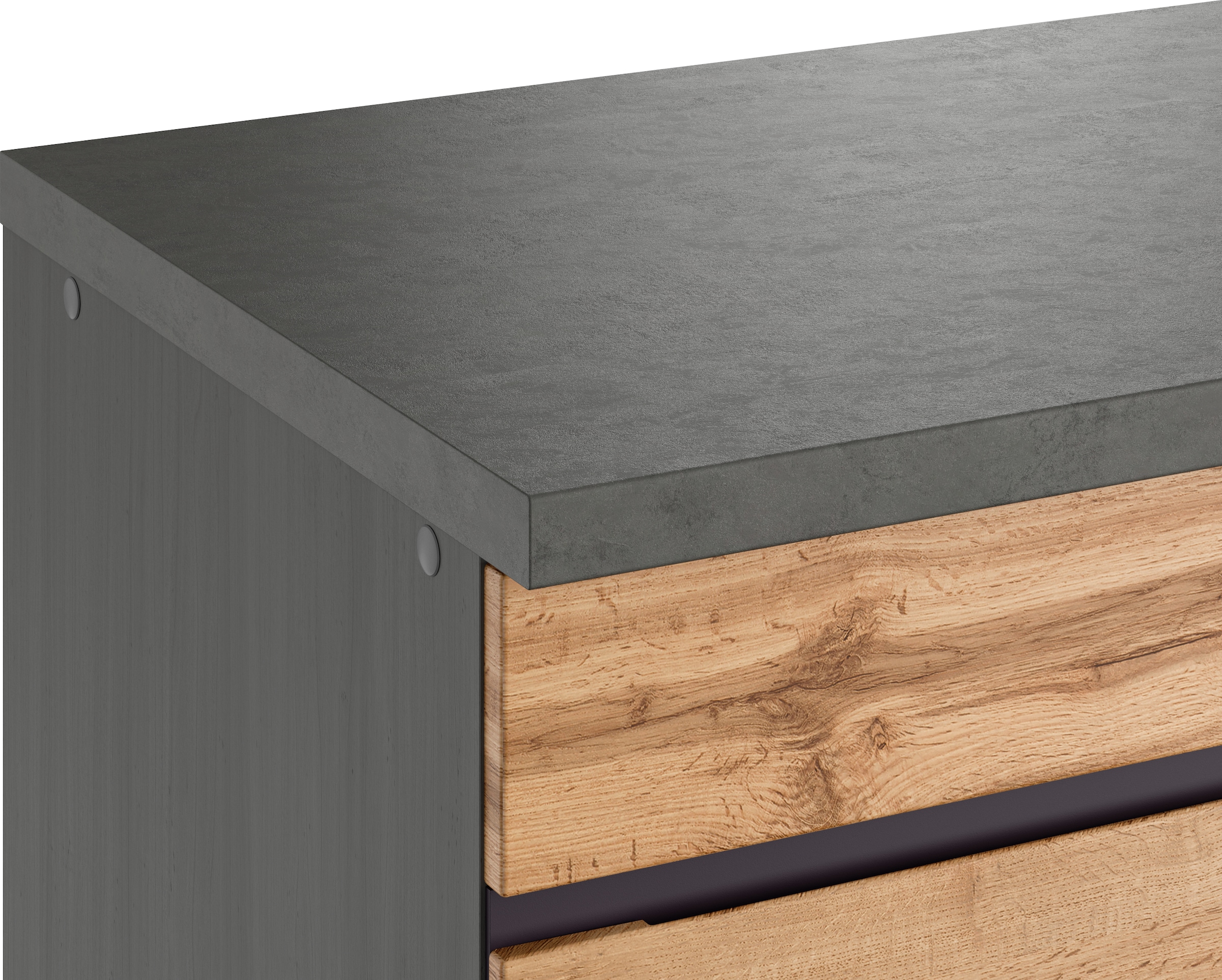 KOCHSTATION Kochinsel »KS-Riesa« Breite 153 cm, Tiefe 100 cm, MDF-Fronten