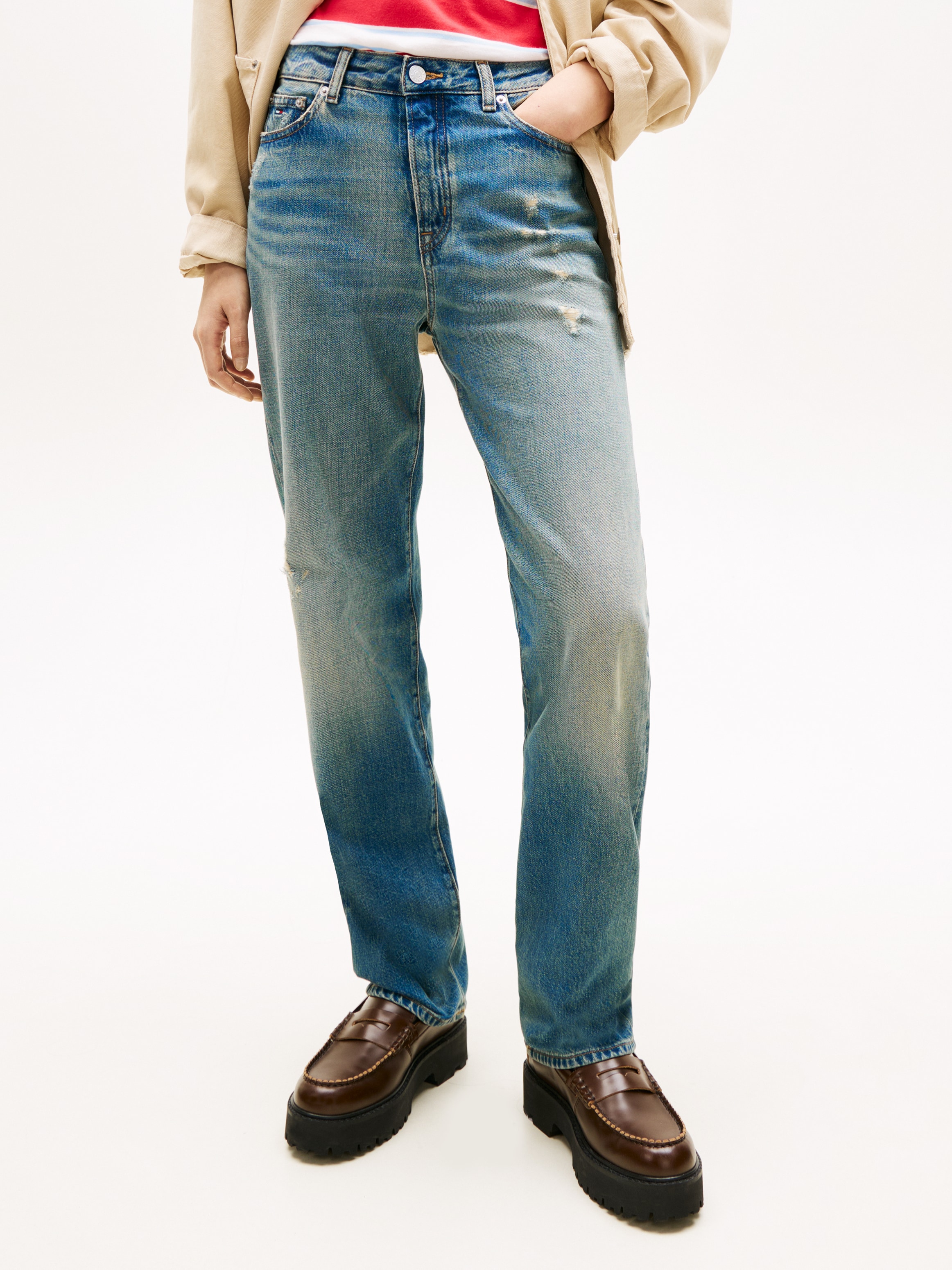 Image of Tommy Jeans Straight-Jeans "KIRA MR SLIM STR CBF BJ2032"