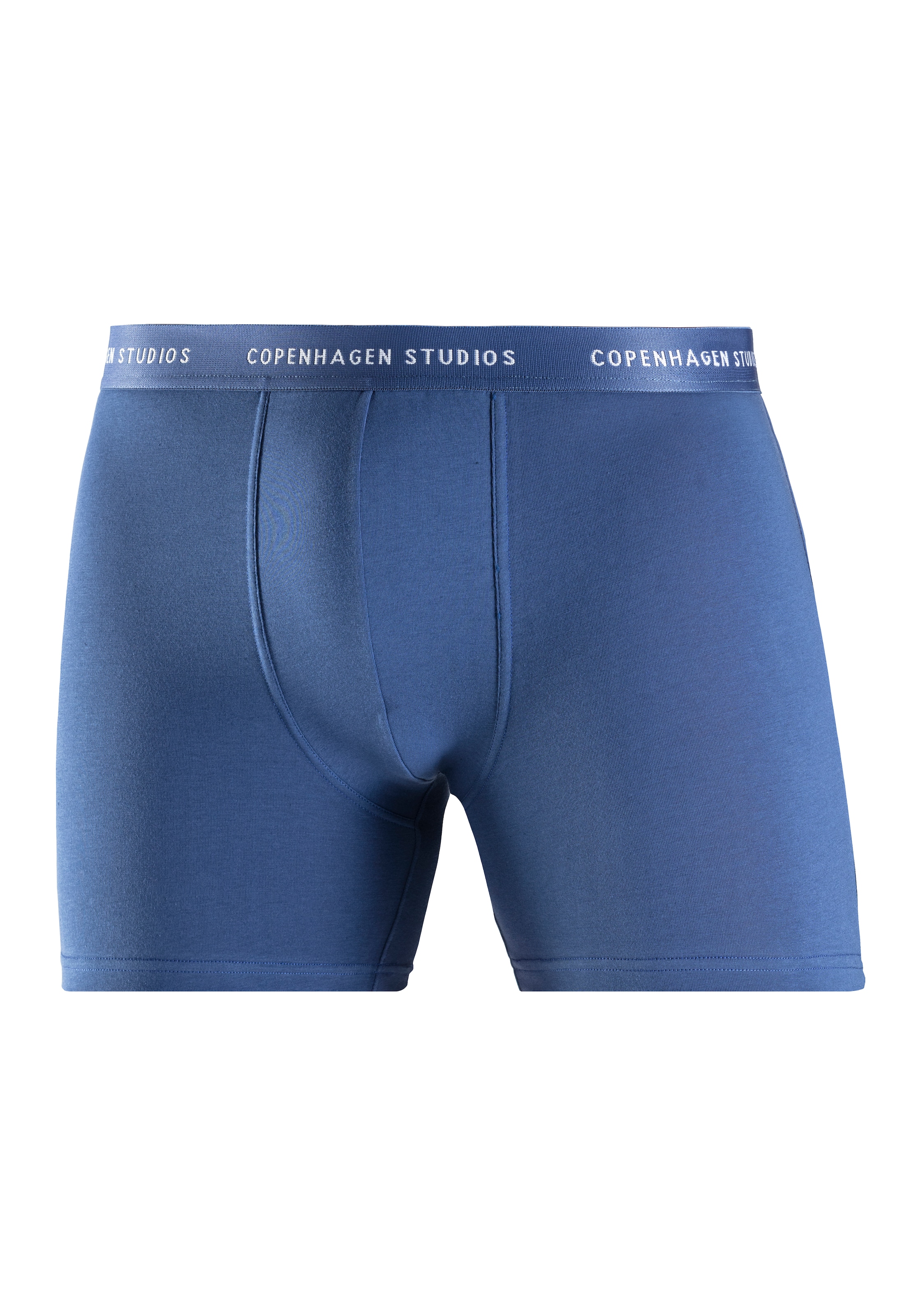 Copenhagen Studios Langer Boxer »Boxershorts für Herren«, (3 St.), mit längerem Bein und Logobund