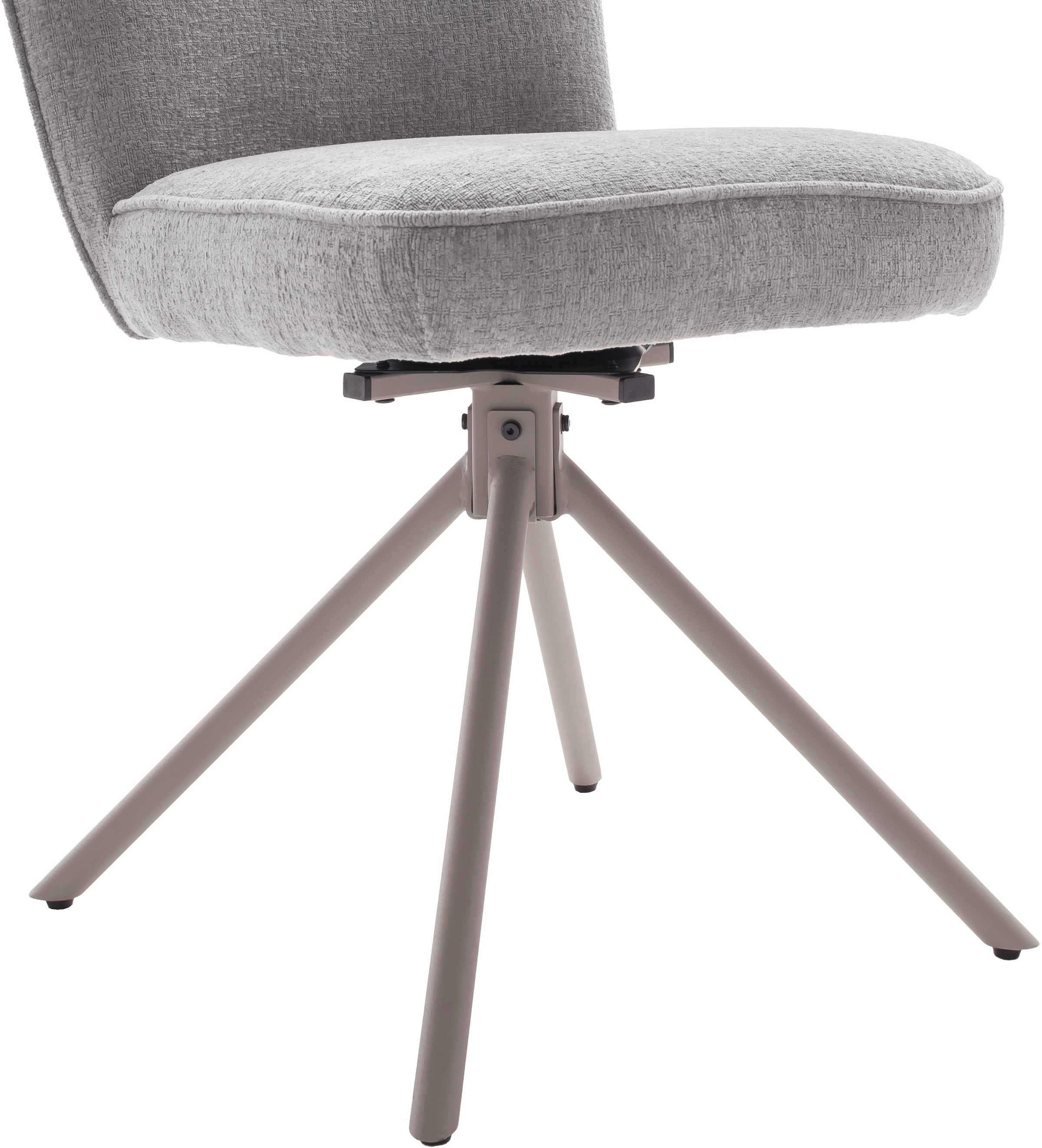 MCA furniture 4-Fussstuhl (Set) 2 Stk.180° drehbar, Taschenfederkern