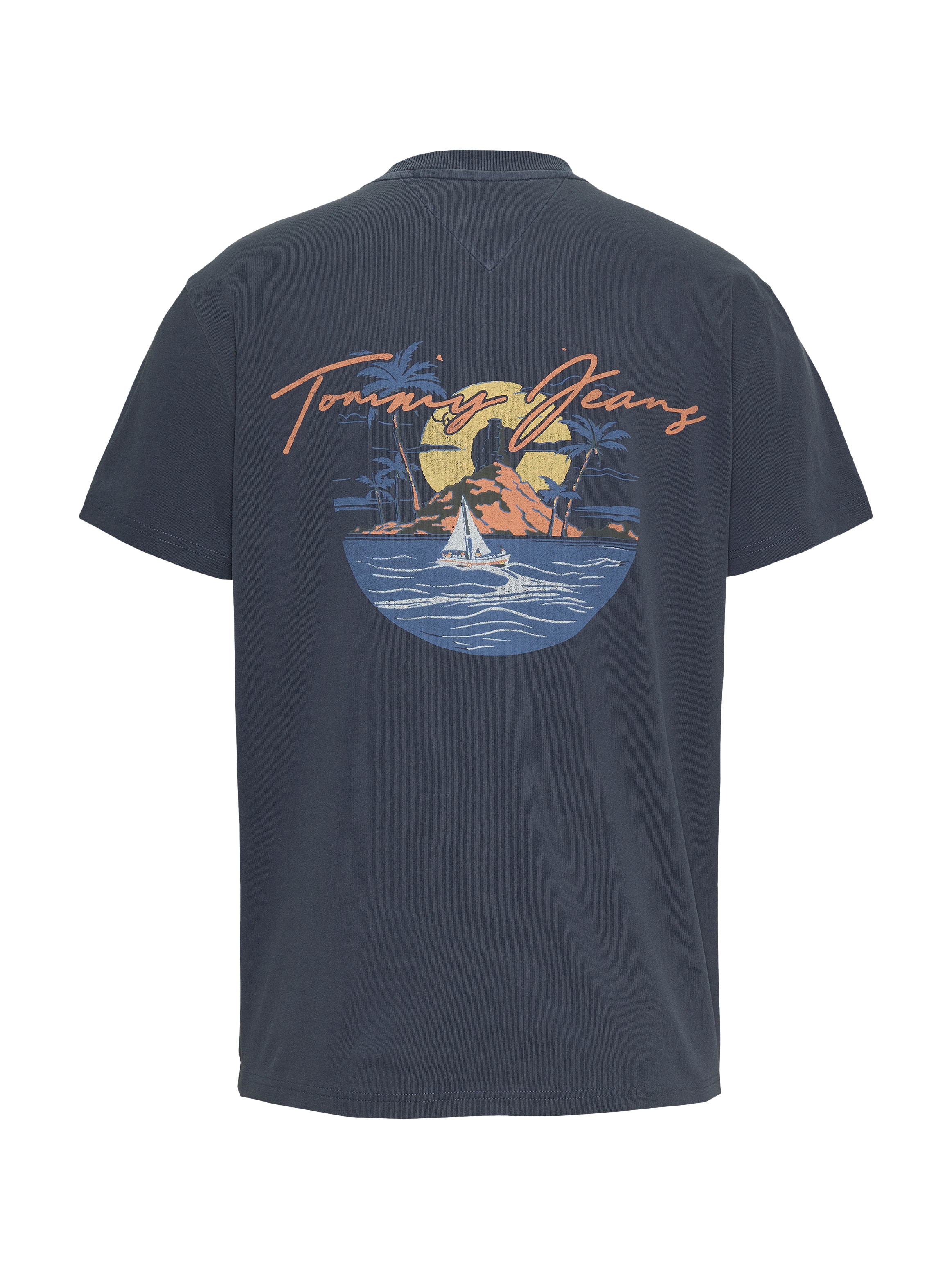 Tommy Jeans T-Shirt »TJM REG SIG SAILING SS TEE EXT«, mit grossem Rückendruck