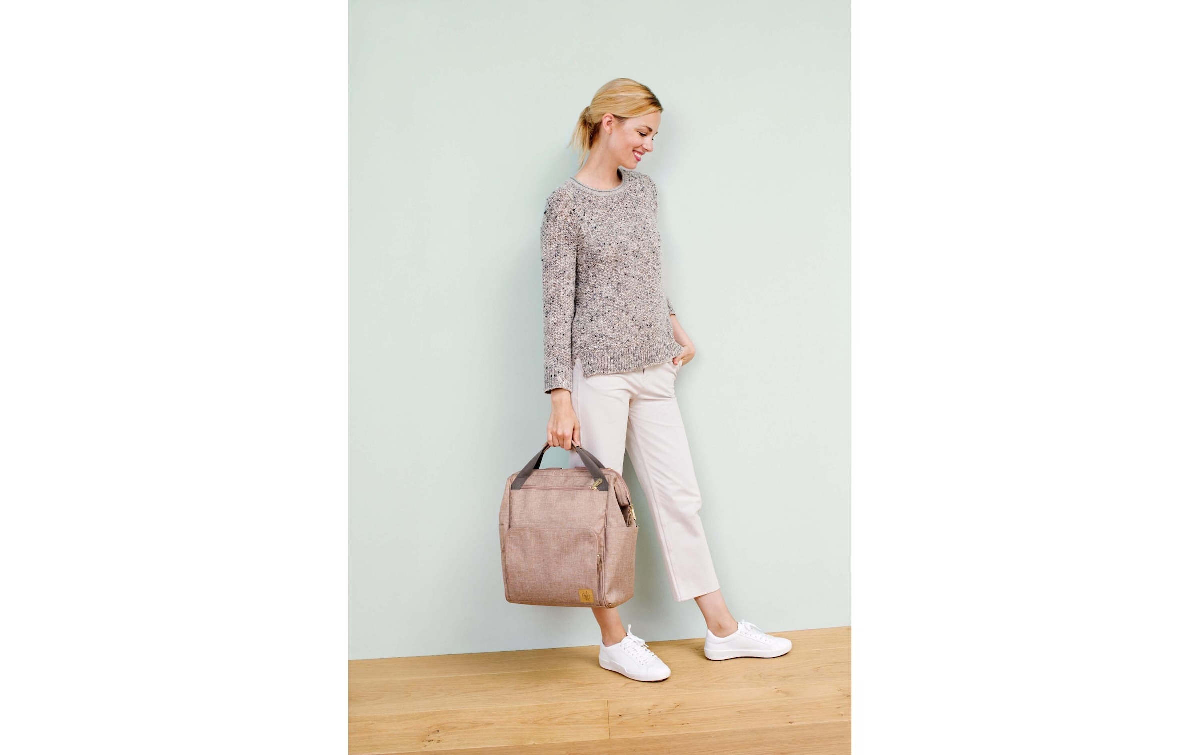 LÄSSIG Wickelrucksack »Glam Goldfarbenie«