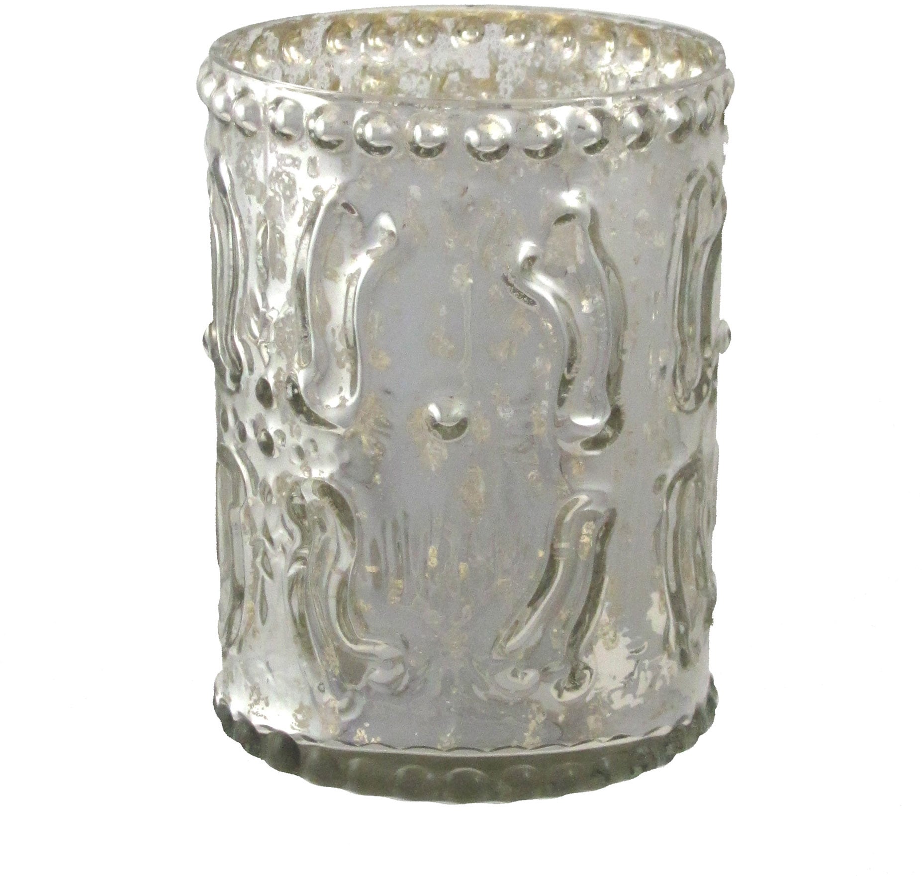 Creativ deco Windlicht, (4 St.), mit unterschiedlich strukturierten Oberflächen, 4er Set, H: ca. 10 cm