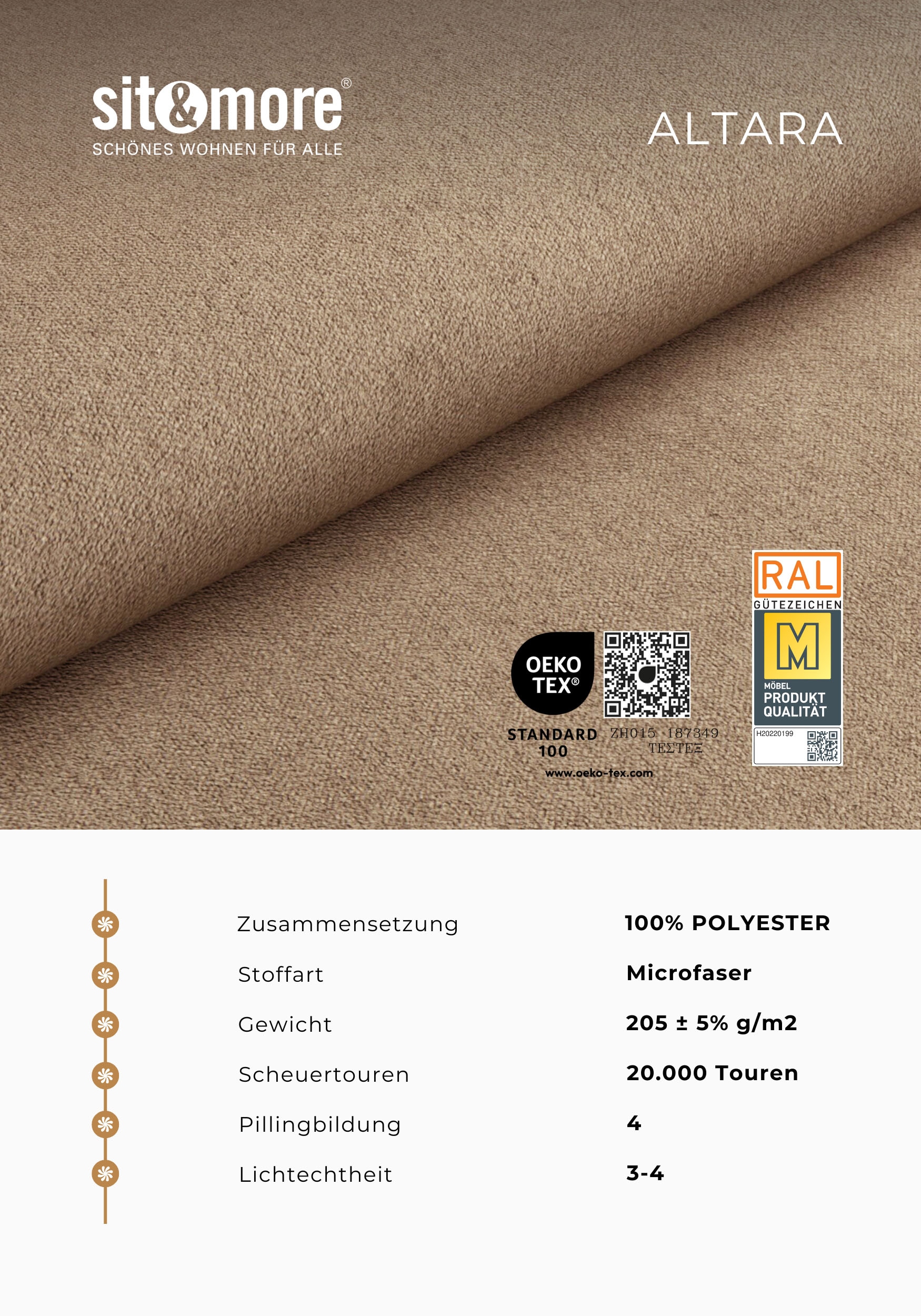 sit&more Ecksofa »Savona L-Form, B. 262 cm, Komfortsitz, Eckcouch mit Stoff- & Lederwahl« optional Schlaffunktion, Liegefl. 120x195 cm