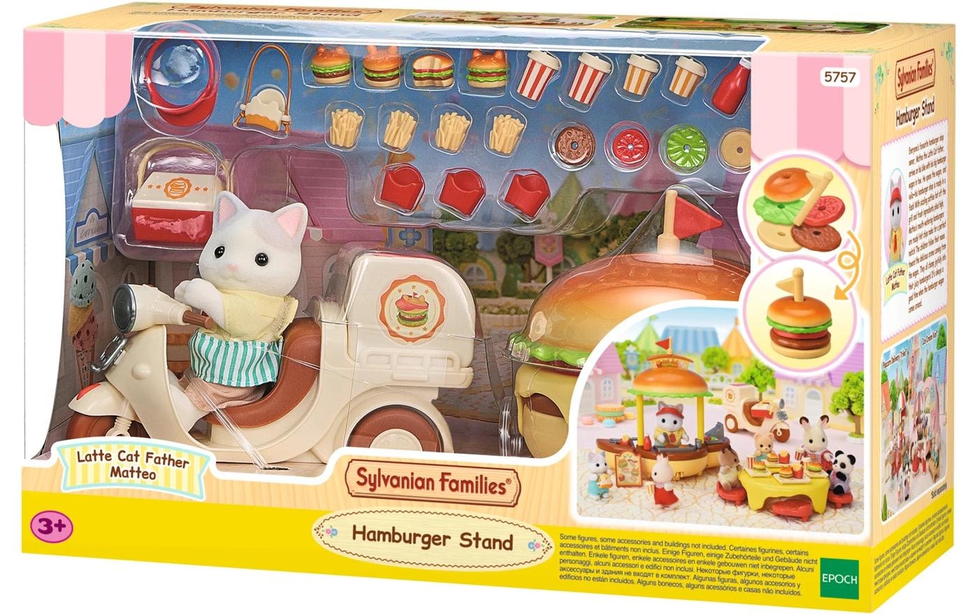 Sylvanian Families Spielfigur »Mobiler Hamburger Imbiss mit Figur«
