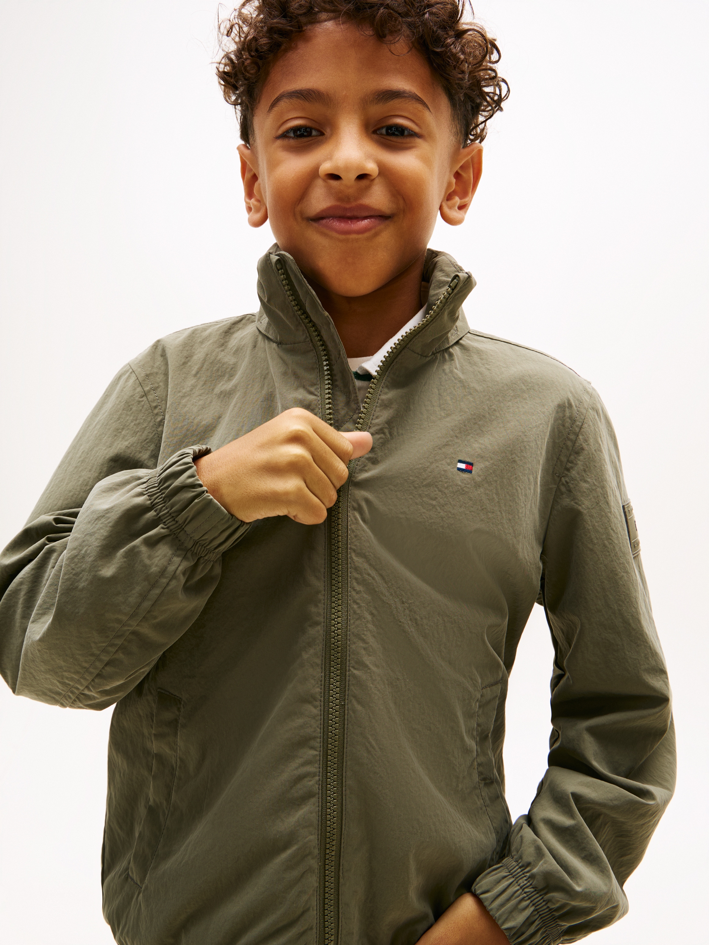 Tommy Hilfiger Veste d'extérieur »ESSENTIAL JACKET« mit Kapuze Kinder bis 16 Jahre, regular fit, mit Kapuze