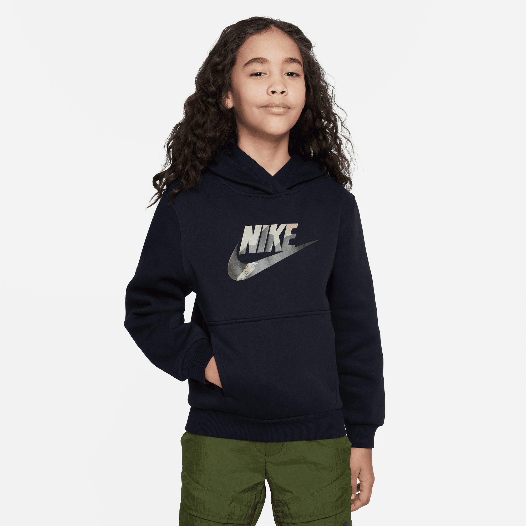 NIKE SPORTSWEAR CLUB FLEECE BIG KID Sweatshirt enfant Noir – Achat