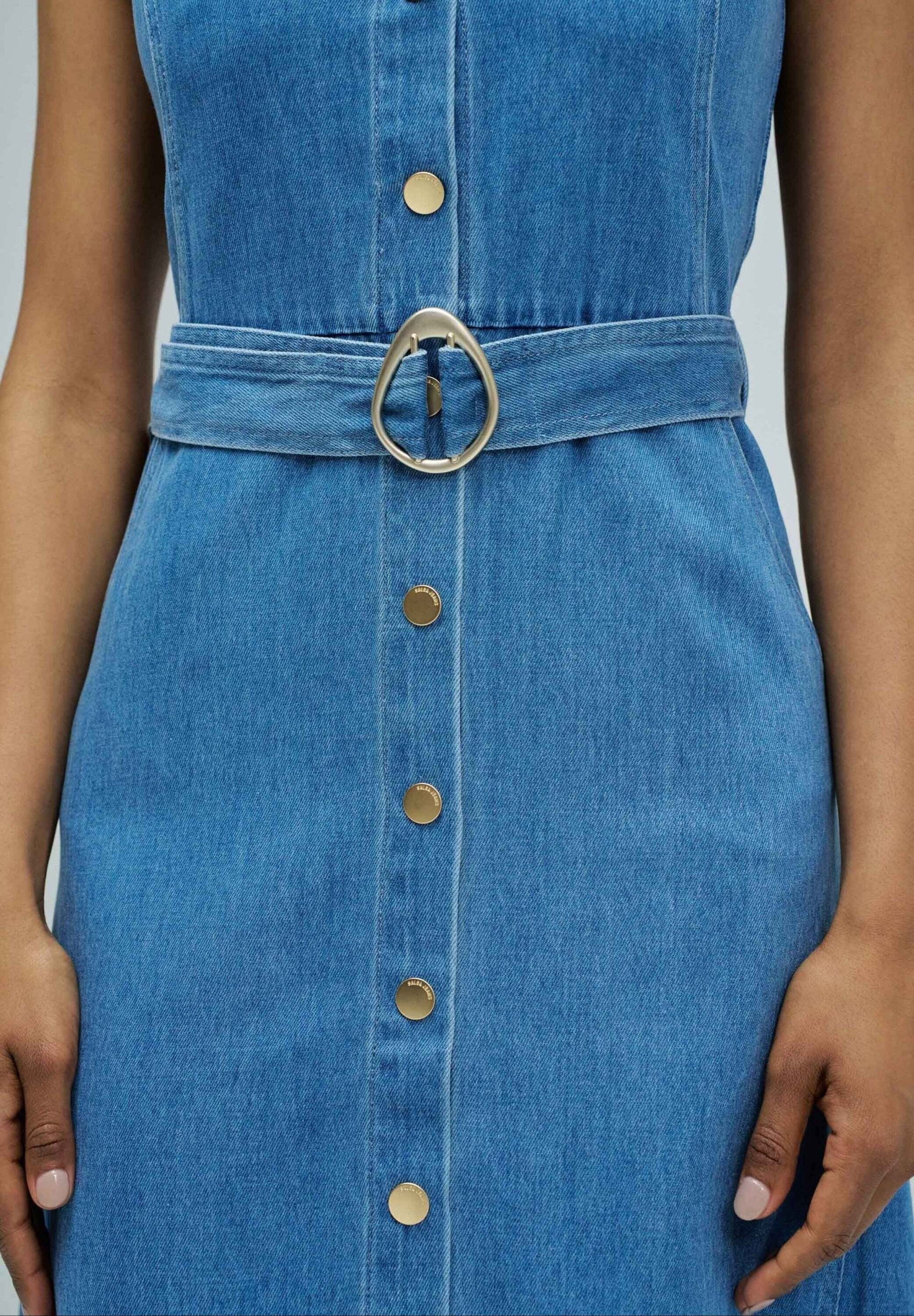 Salsa Midikleid »Salsa Jeans Midikleid Sleeveless Belt«