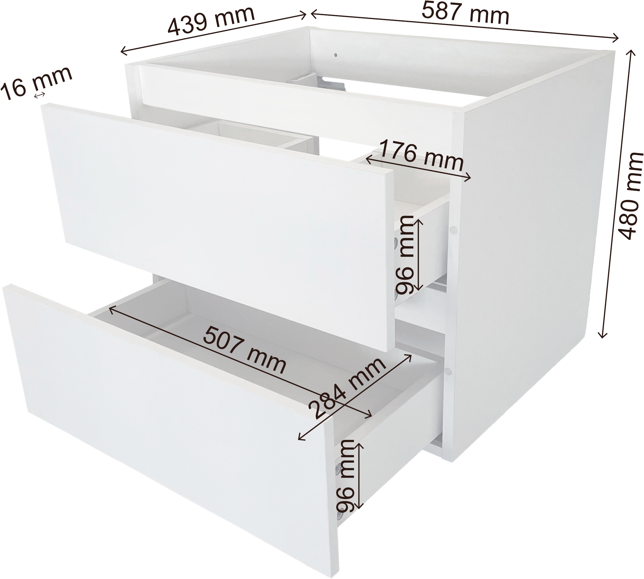 welltime Badmöbel-Set »Toledo in verschiedenen Breiten erhältlich« Komplett-Set, 