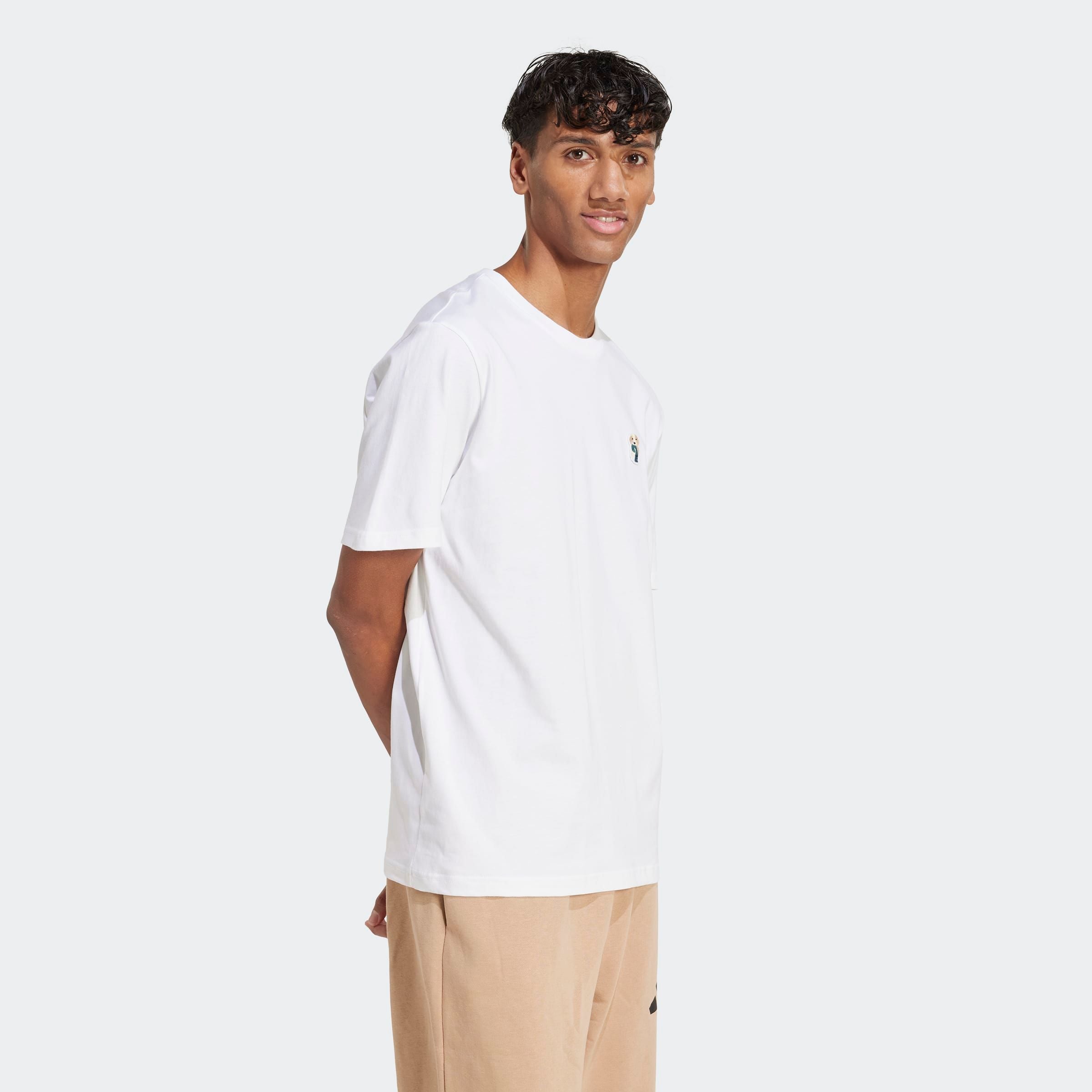adidas Sportswear T-shirt »DOG SOCK PATCH GRAPHIC« sportlicher Schnitt, mit kurzem Arm, für Laufaktivitäten