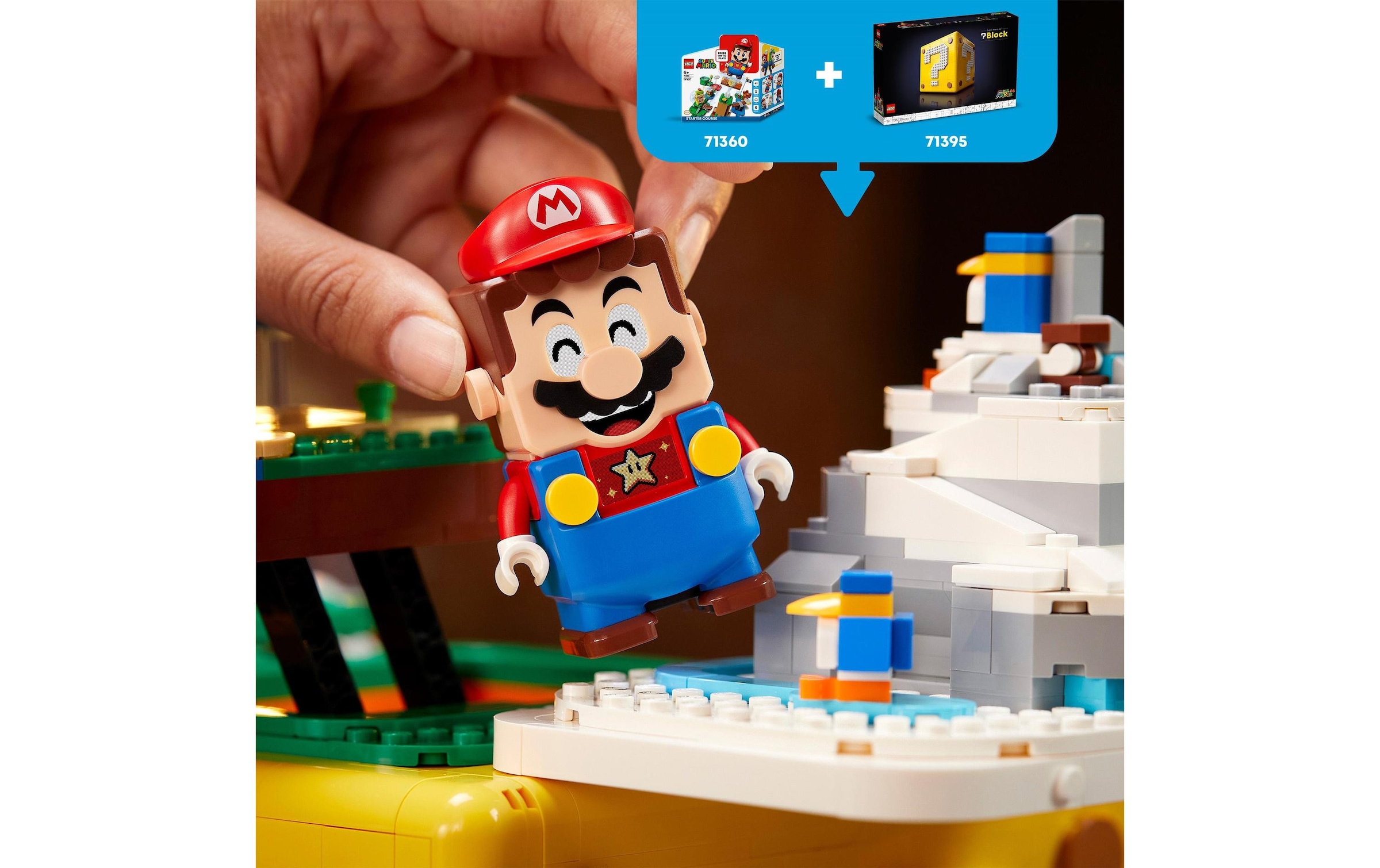 LEGO® Konstruktionsspielsteine »Mario Fragezeichen-Block«, (2064 St.)