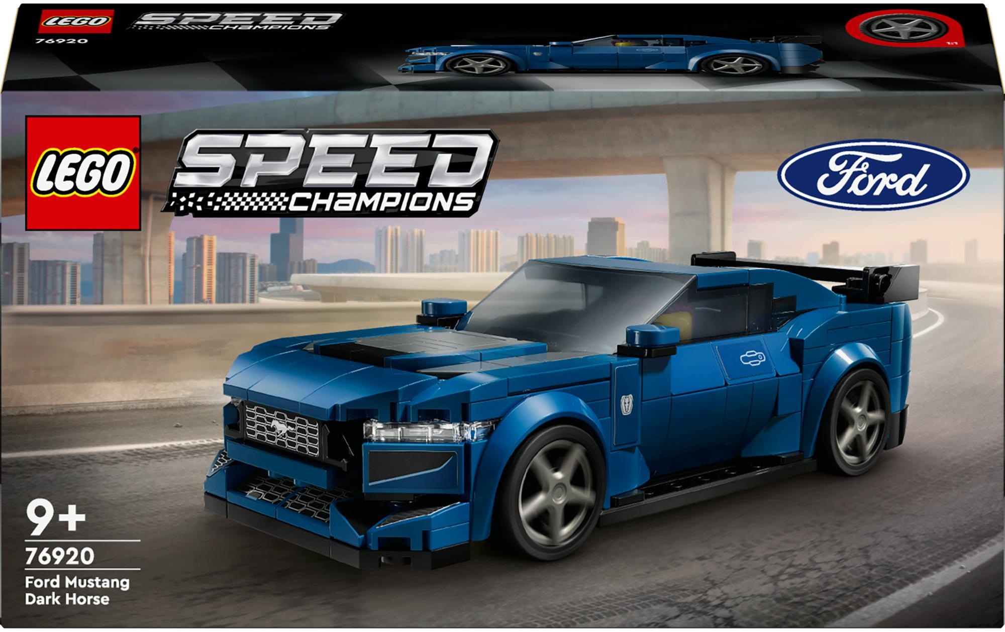 Spielbausteine »Speed Champions Ford Mustang Dark Horse Sportwagen 76920«, (344 St.)