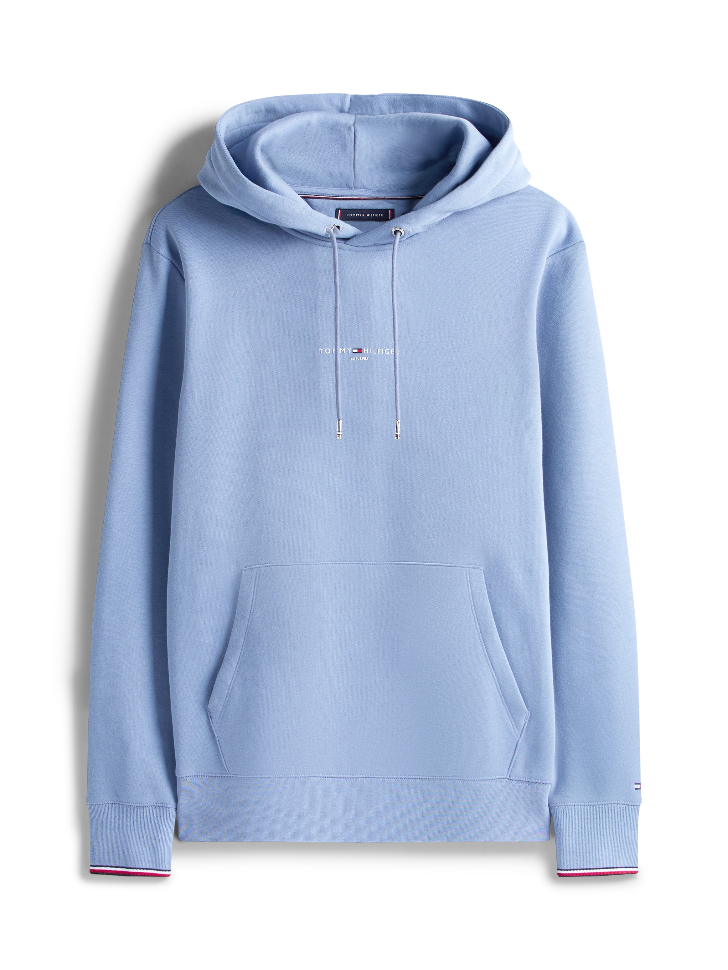 Tommy Hilfiger Hoodie »TOMMY LOGO TIPPED HOODY«, Tommy-Tape innen am Ausschnitt, Flag-Stickerei am Ärmel