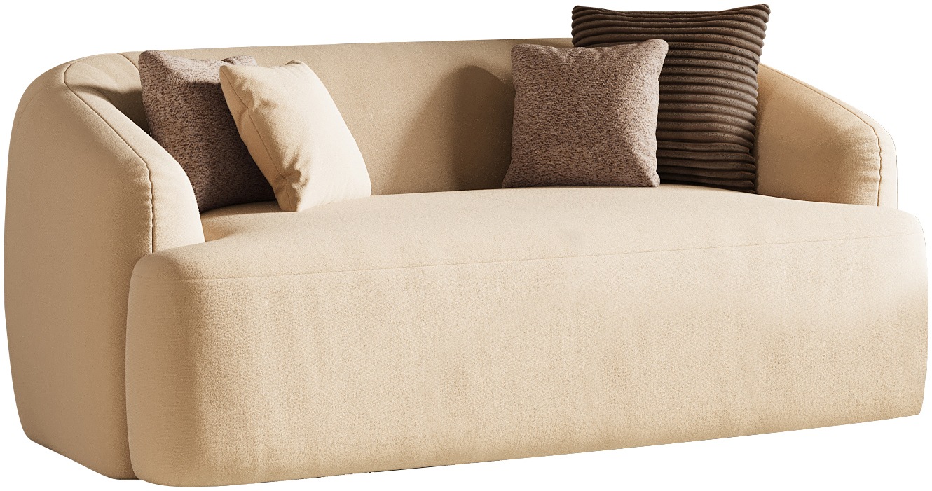 INOSIGN 2-Sitzer »Nergal, Einzelsofa oder L-Form«, Modernes Design, schlichte Optik, stilvoller Blickfang im Wohnzimmer
