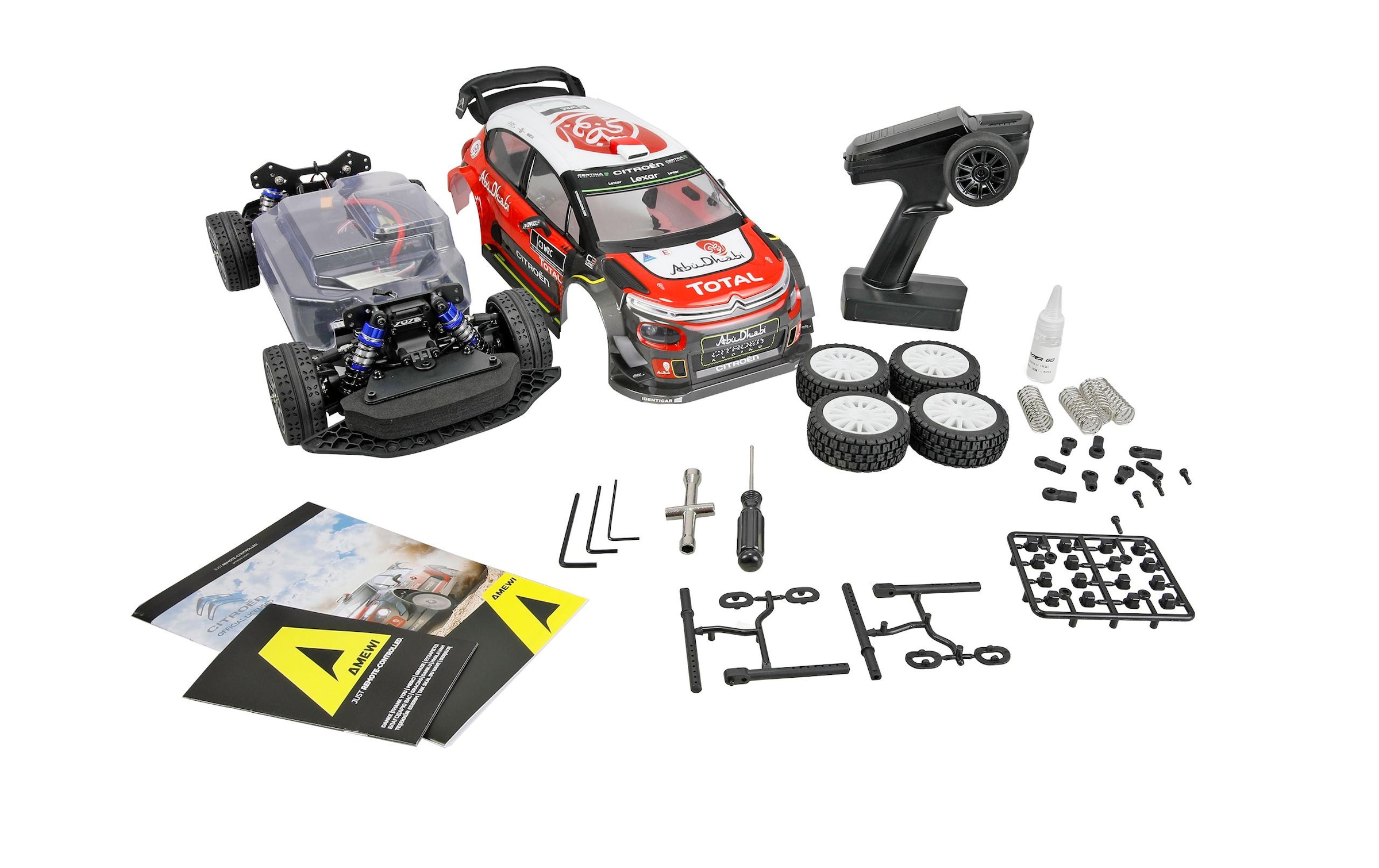 Amewi Voiture RC »Rally Hyper Go Citroen C3 WRC Rallye, ARTR, 1:10« Transmission 4x4