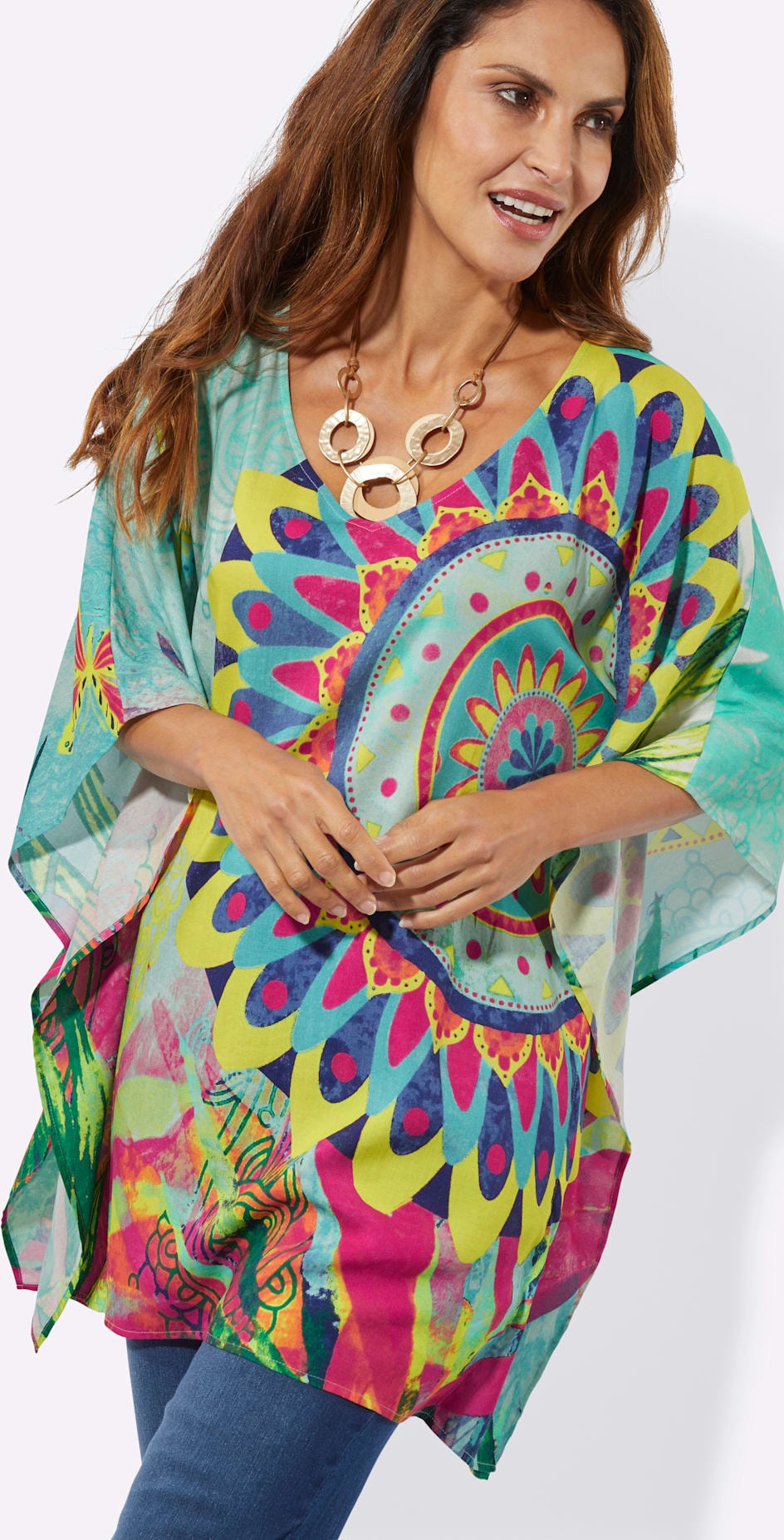 Inspirationen Poncho chemisier