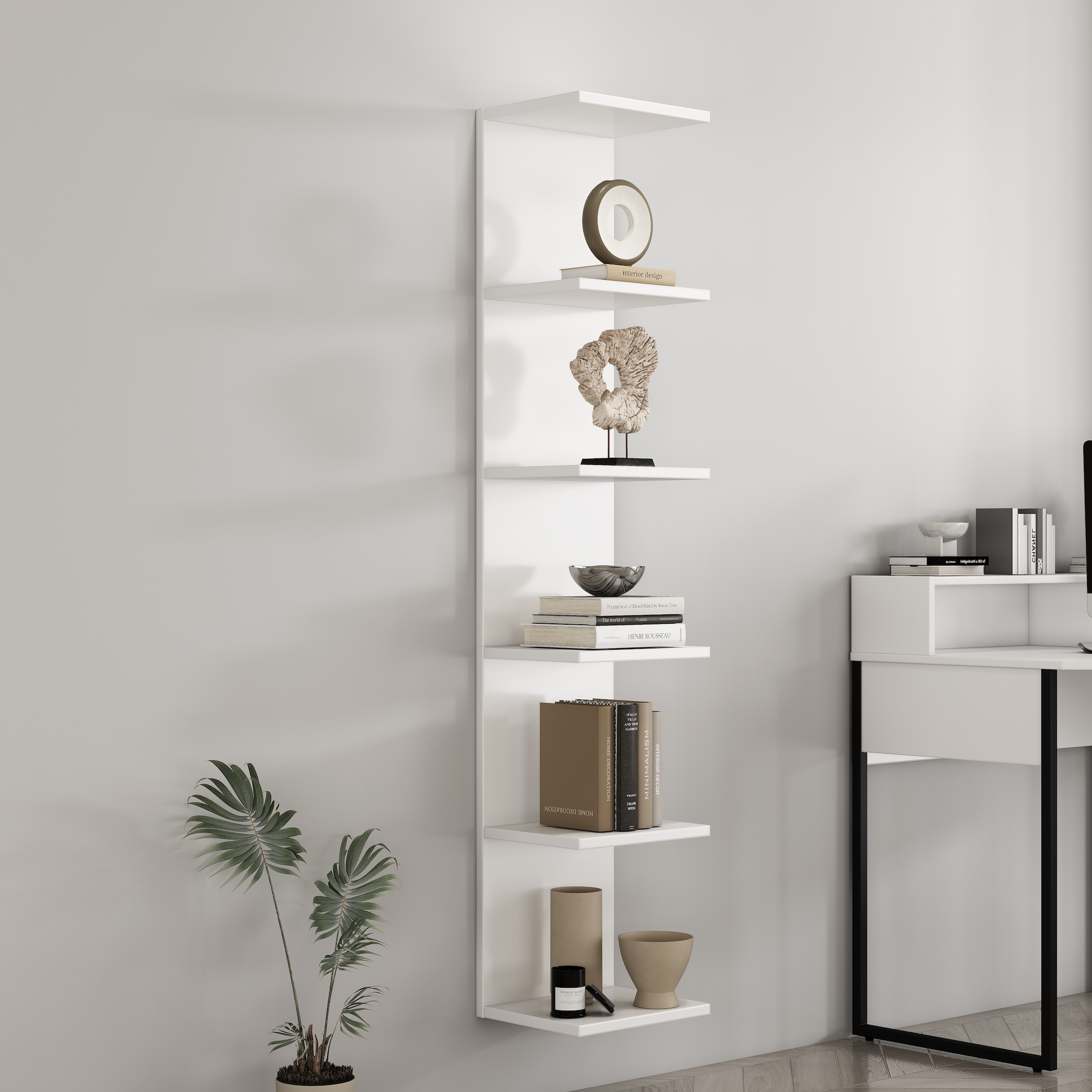 GOODproduct Wandregal »Moid« dekorativer Stauraum, Wandmontage