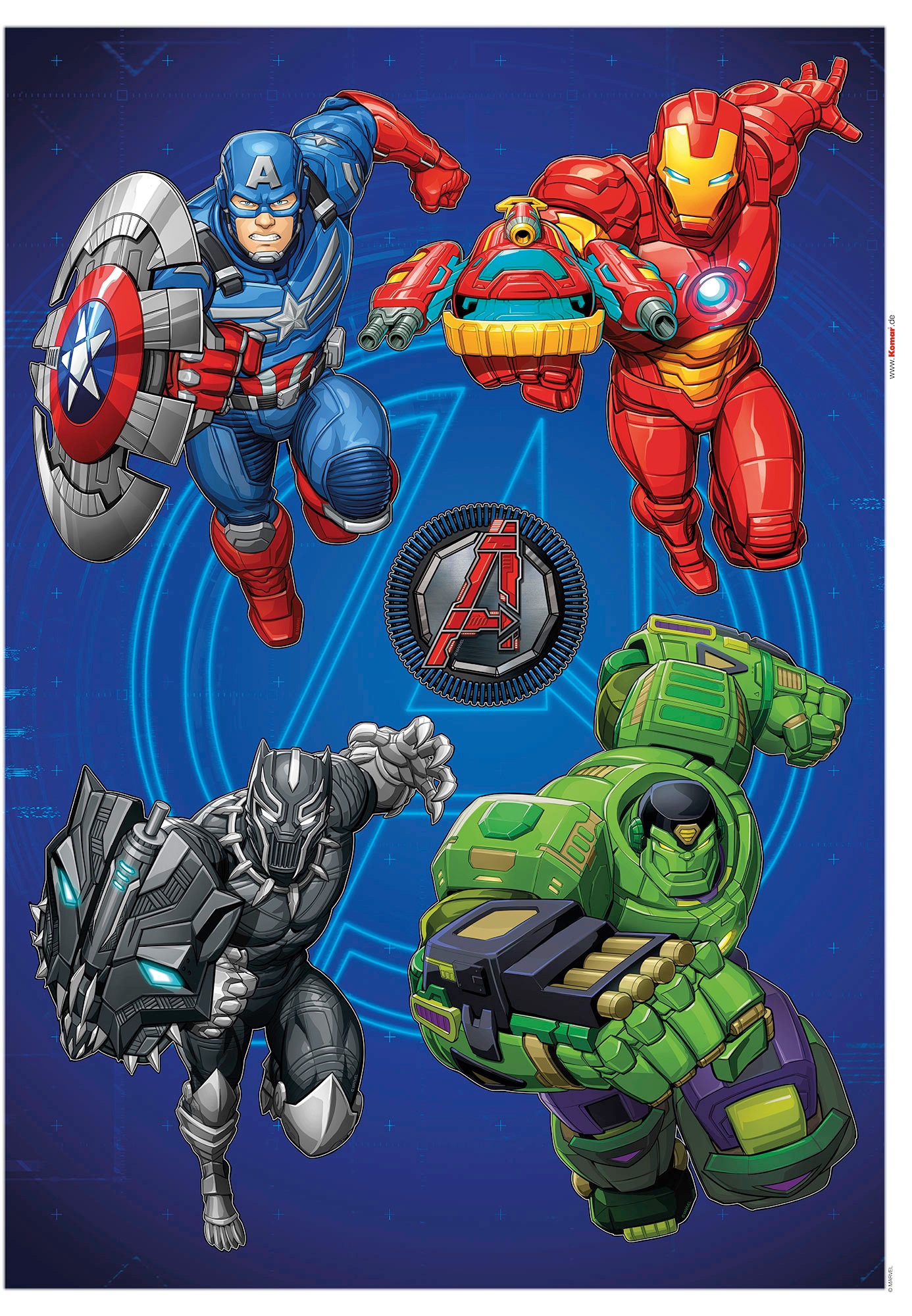 Image of Komar Wandtattoo »Avengers Mech Strike«, (5 St.), 50 x 70 cm bei Ackermann Versand Schweiz