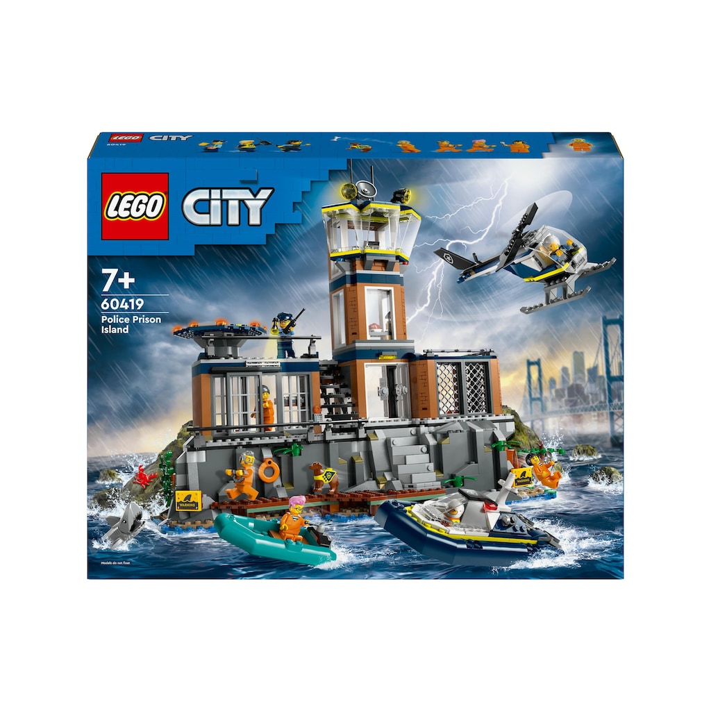 LEGO® Spielbausteine »Polizeistation auf der Gefängnisinsel 60419«, (980 St.)