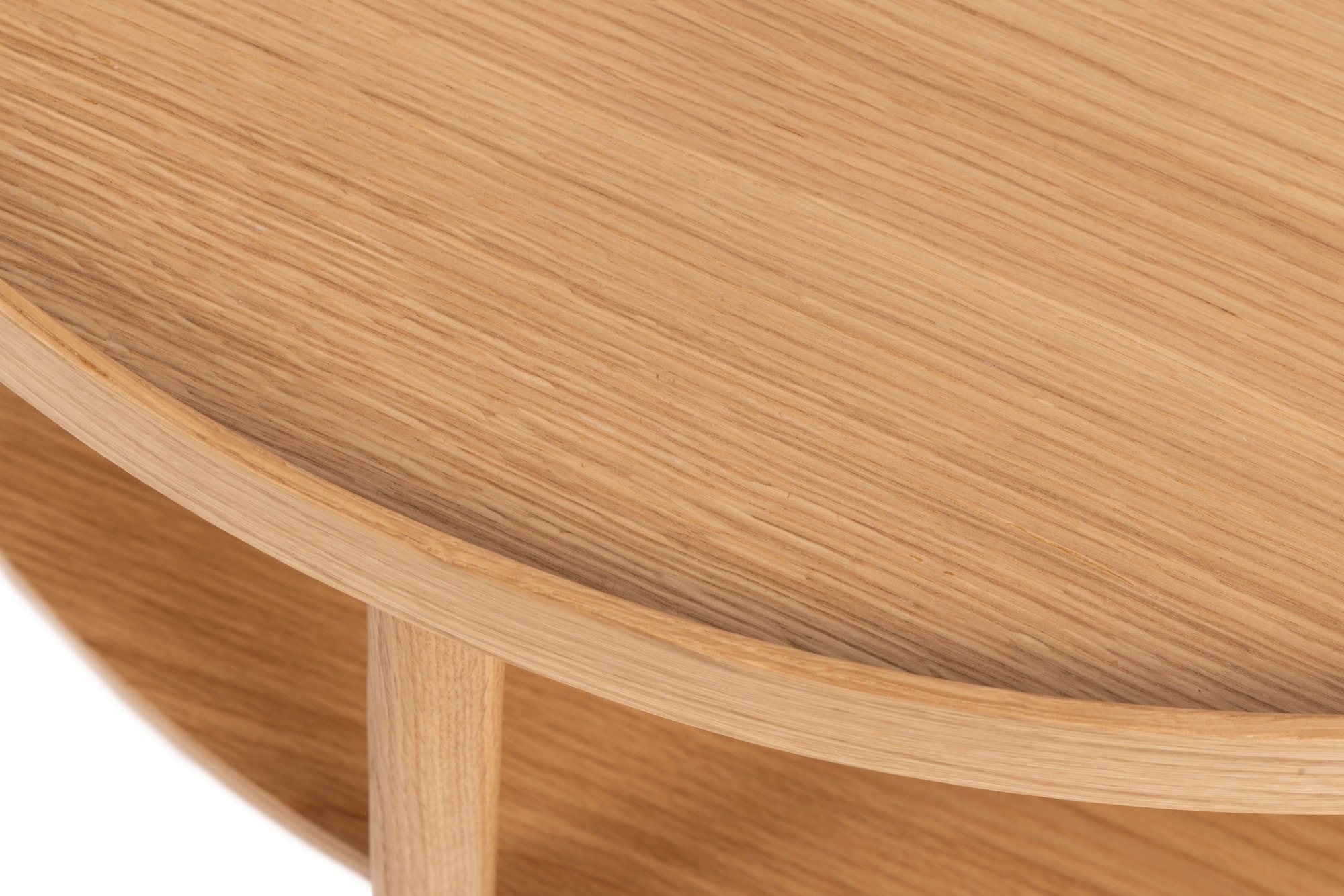 ACTONA GROUP »Banbury, Sofatisch, Wohnzimmertisch« 80x80x42 cm,  2 niveaux, placage chêne, forme ronde, FSC™