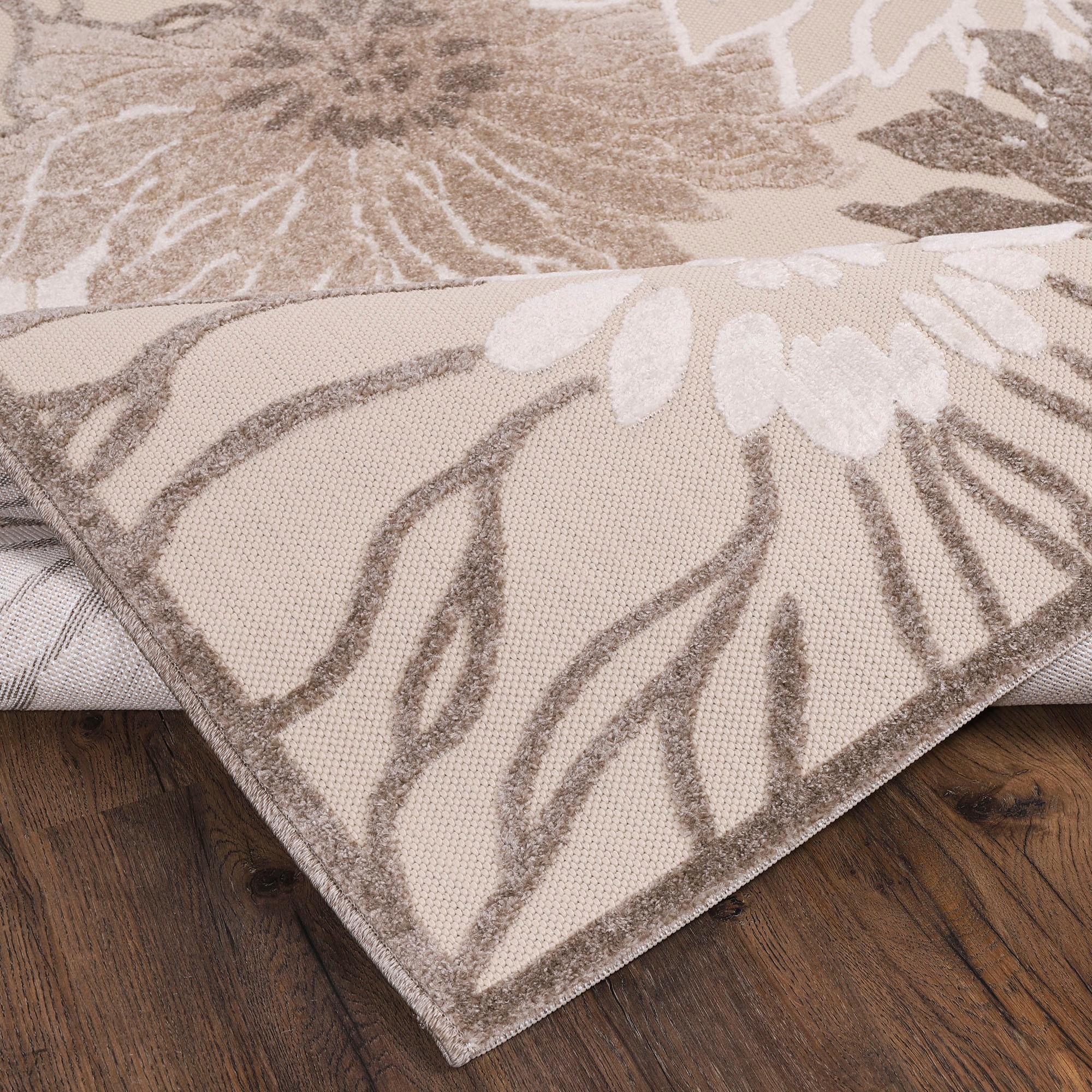 Sanat Teppich »Floral 2 Outdoor«, rechteckig, 6 mm Höhe, In- und Outdoor geeignet, Blumen, Balkon, Terrasse, Aussenbereich
