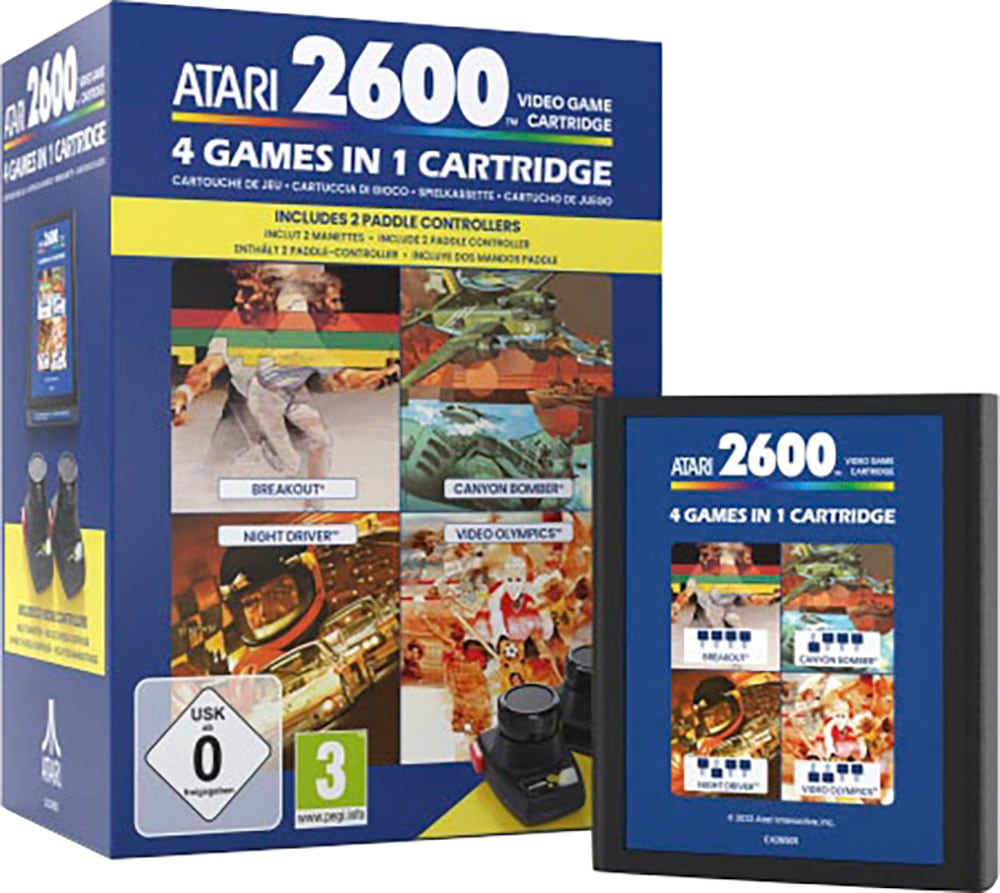 Controller »4 in 1 Game Cartridge and Paddle Pack (Atari 2600+ Cartridge)«
