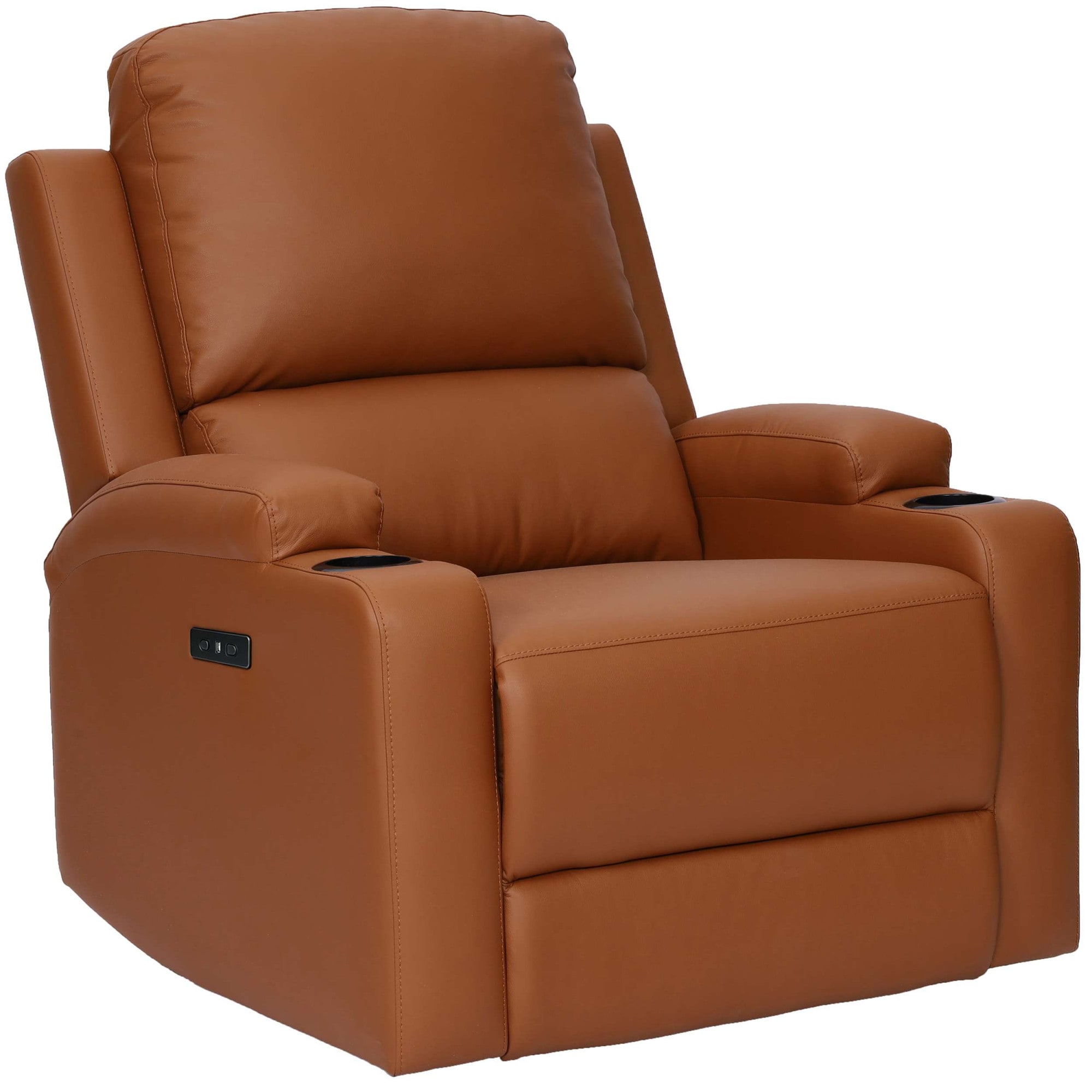 GOODproduct Fauteuil de relaxation »NAPORI Lederoptik, Kinosessel, Multimedia-Sessel« Fauteuil TV avec fonction relaxation manuelle et électrique et porte-boisson