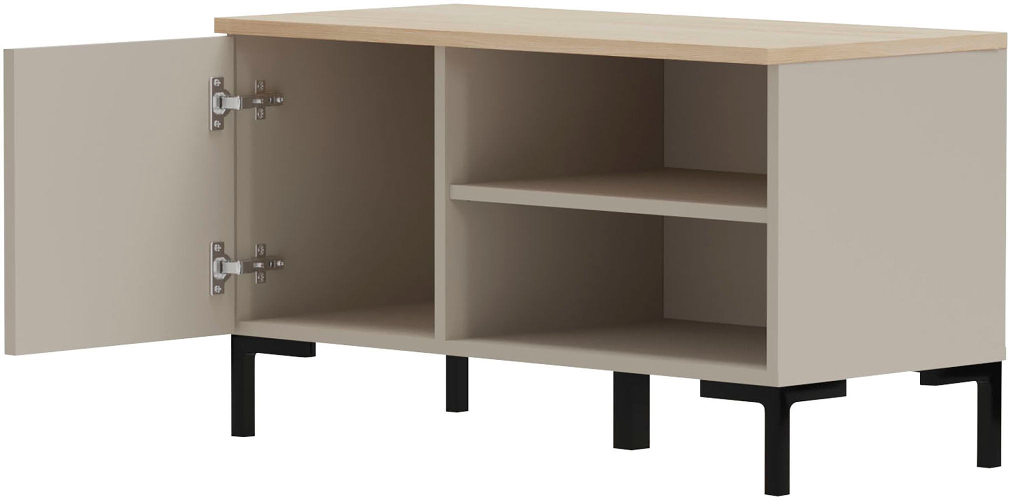 Home affaire Sitzbank »Luminara« 1 Stk. tlg. Schuhbank mit Platz für bis zu 3 Schuhpaare - (B/T/H) 85/41/49 cm