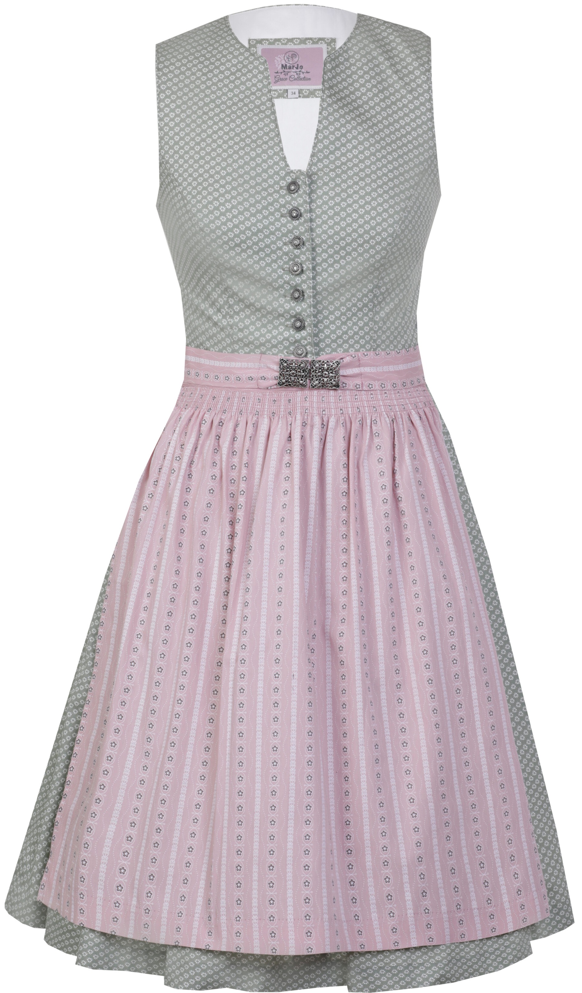 Image of MarJo Dirndl, (2 tlg.), Damen, midi mit Schürze mit Rankenmuster bei Ackermann Versand Schweiz
